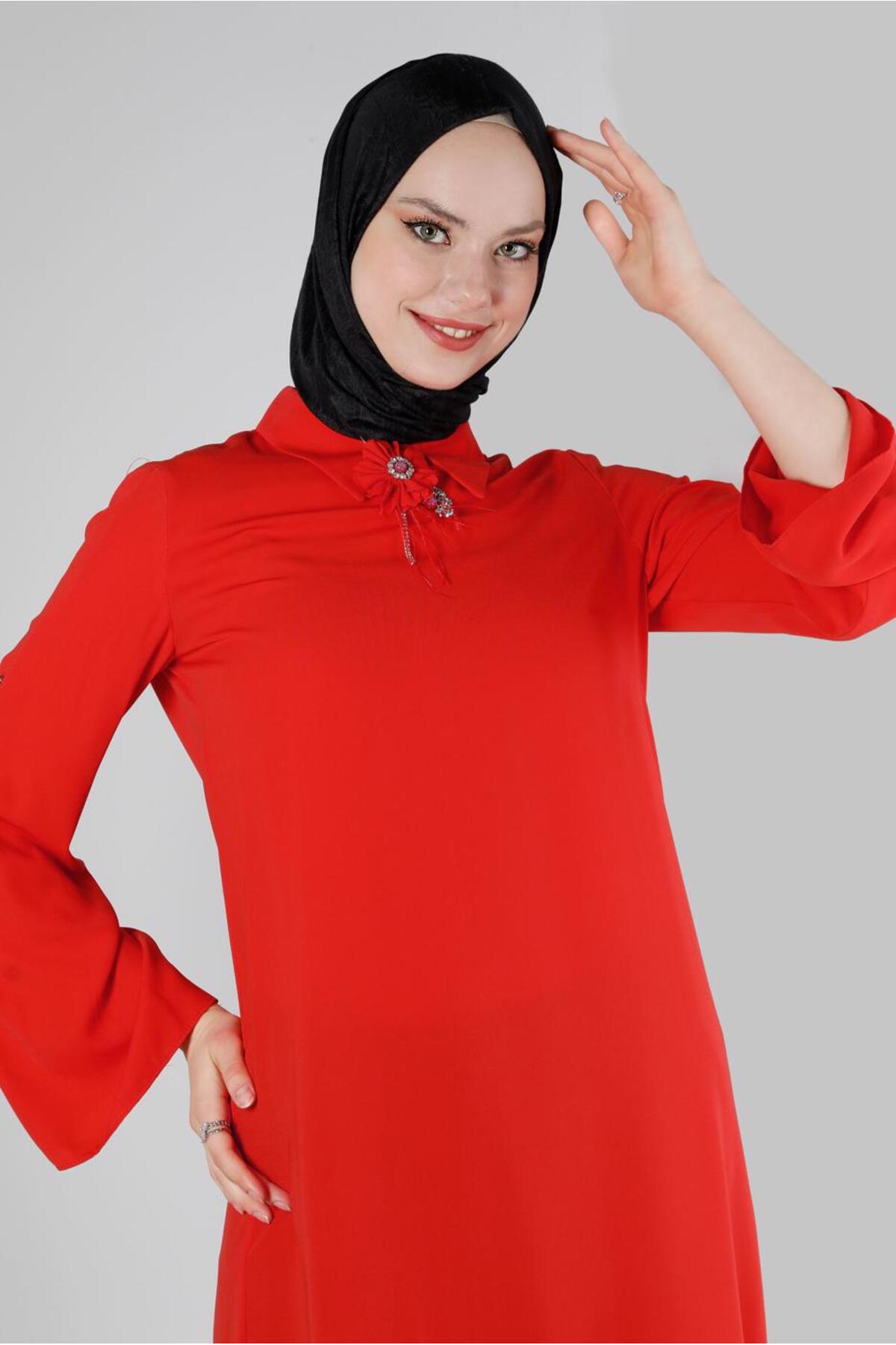 تونیک زنانه راسته آستین بلند | آلوینا Alvina 23YTNK0043503