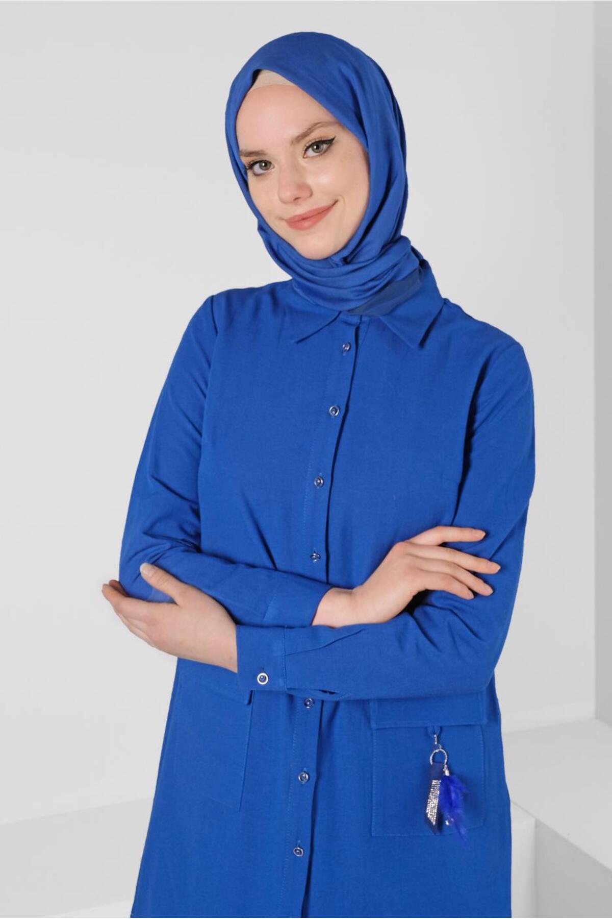 تونیک زنانه راسته آستین بلند | آلوینا Alvina 23YTNK0043583