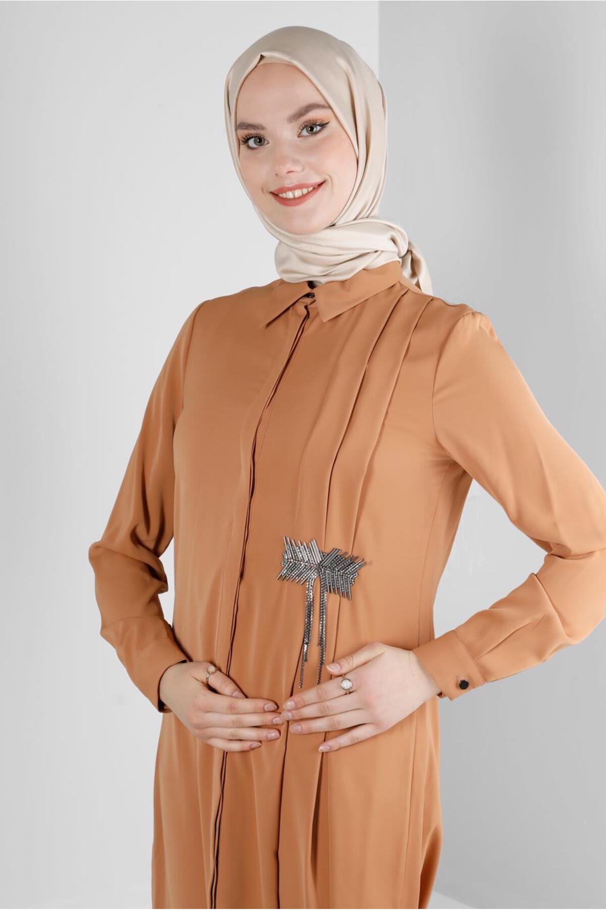 تونیک زنانه راسته آستین بلند | آلوینا Alvina 23YTNK0043528
