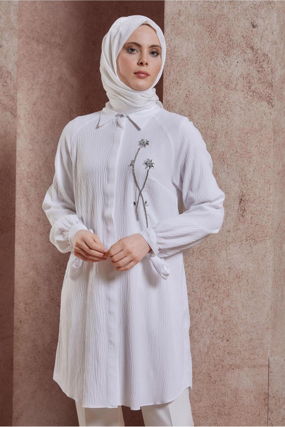 تونیک زنانه راسته رگلان | آلوینا Alvina 24YTNK0043921