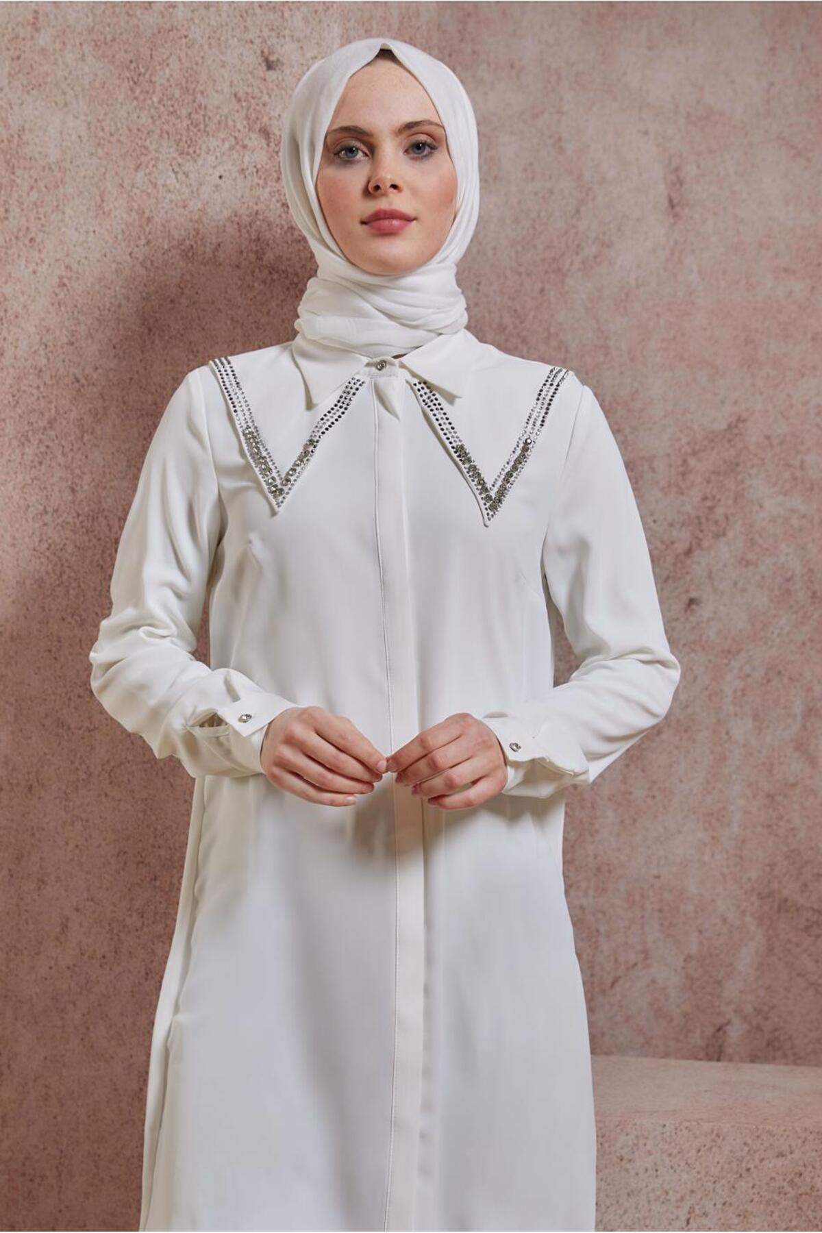 تونیک زنانه راسته آستین استاندارد | آلوینا Alvina 24YTNK0043920