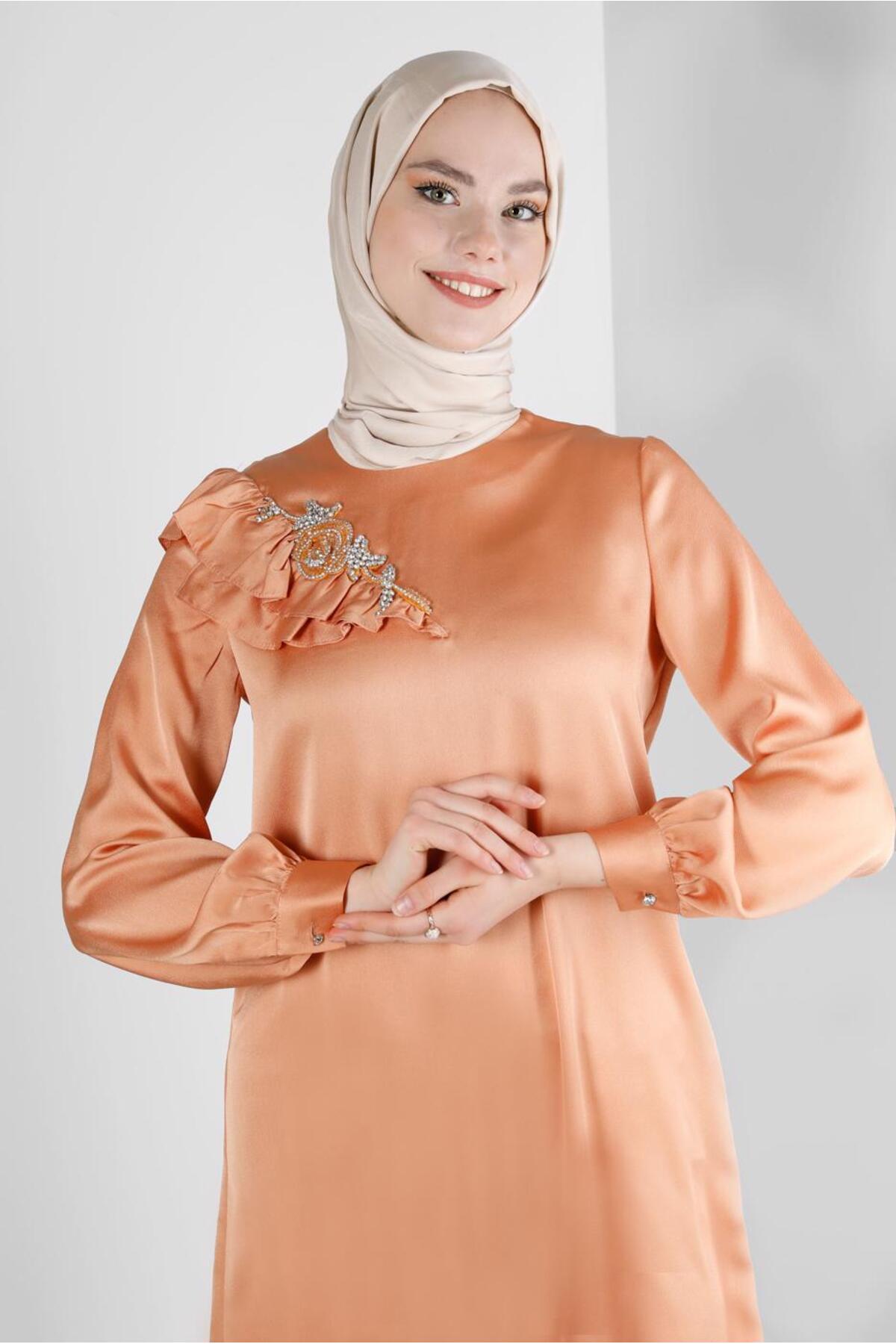 تونیک زنانه راسته آستین بلند | آلوینا Alvina 23YTNK0043511