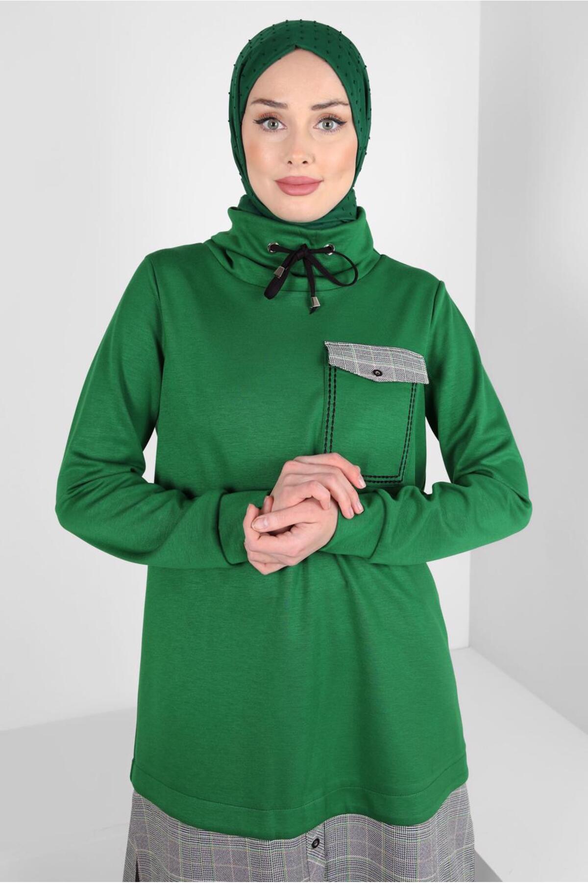 تونیک زنانه طرح دار آستین استاندارد | آلوینا Alvina 24KTNK0044246