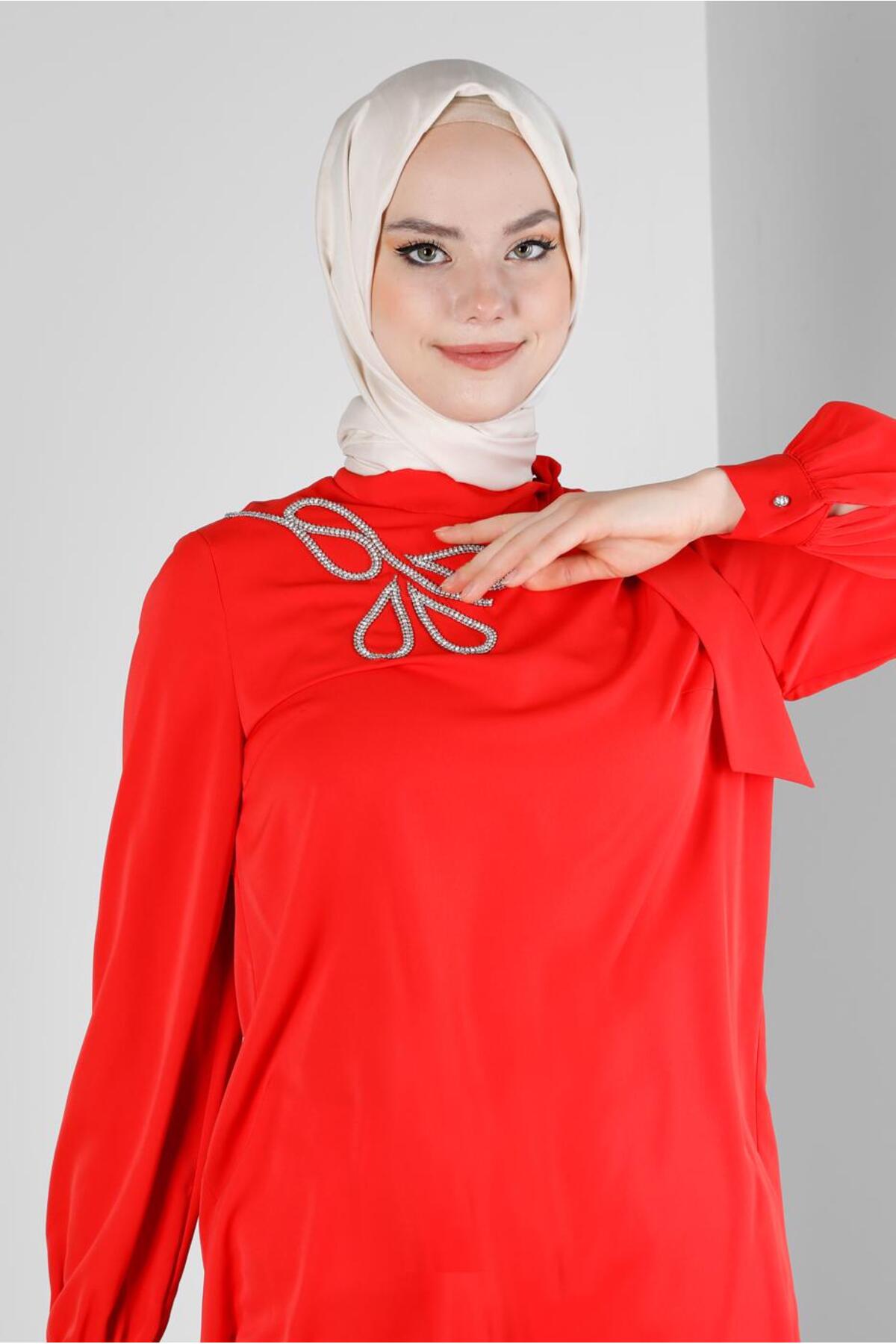 تونیک زنانه راسته آستین بلند | آلوینا Alvina 23YTNK0043534