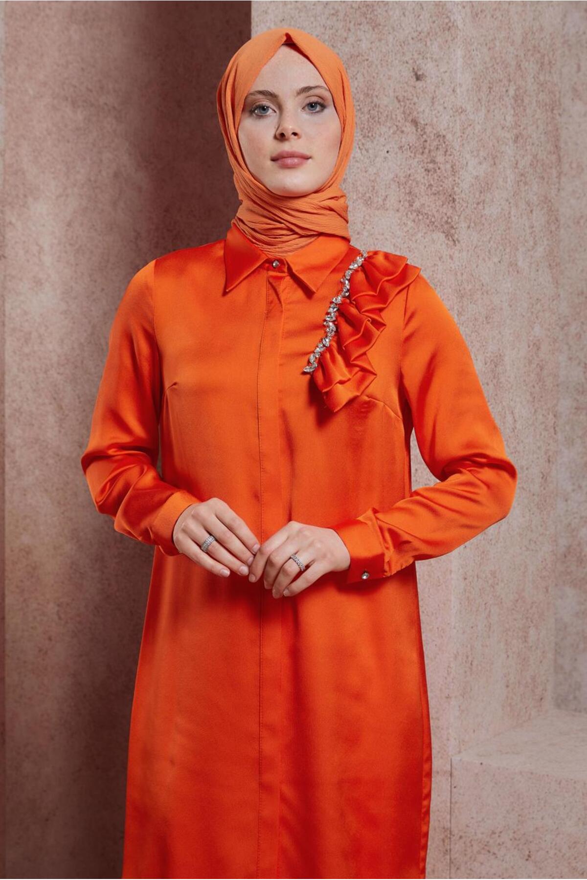 تونیک زنانه راسته آستین استاندارد | آلوینا Alvina 23YTNK0043868