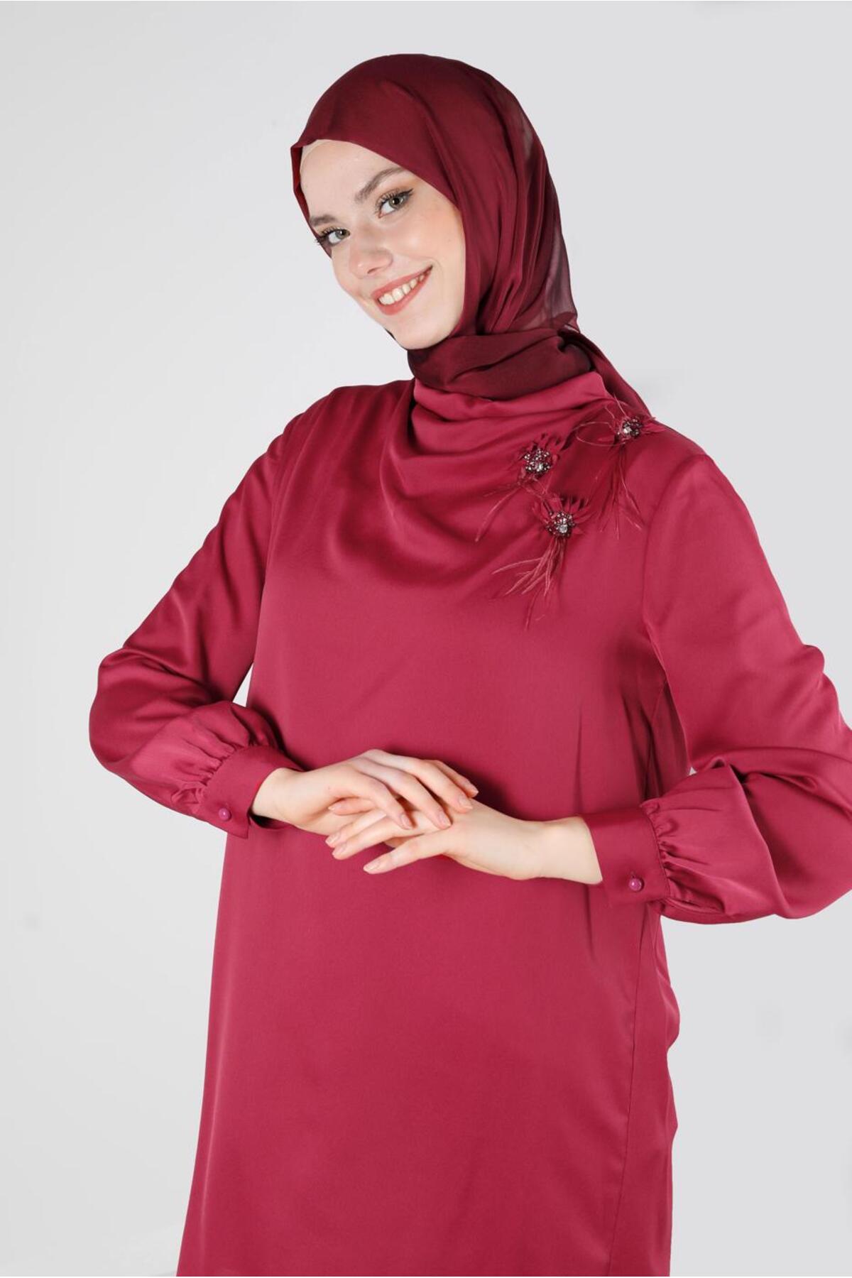 تونیک زنانه راسته آستین بلند | آلوینا Alvina 23YTNK0043515