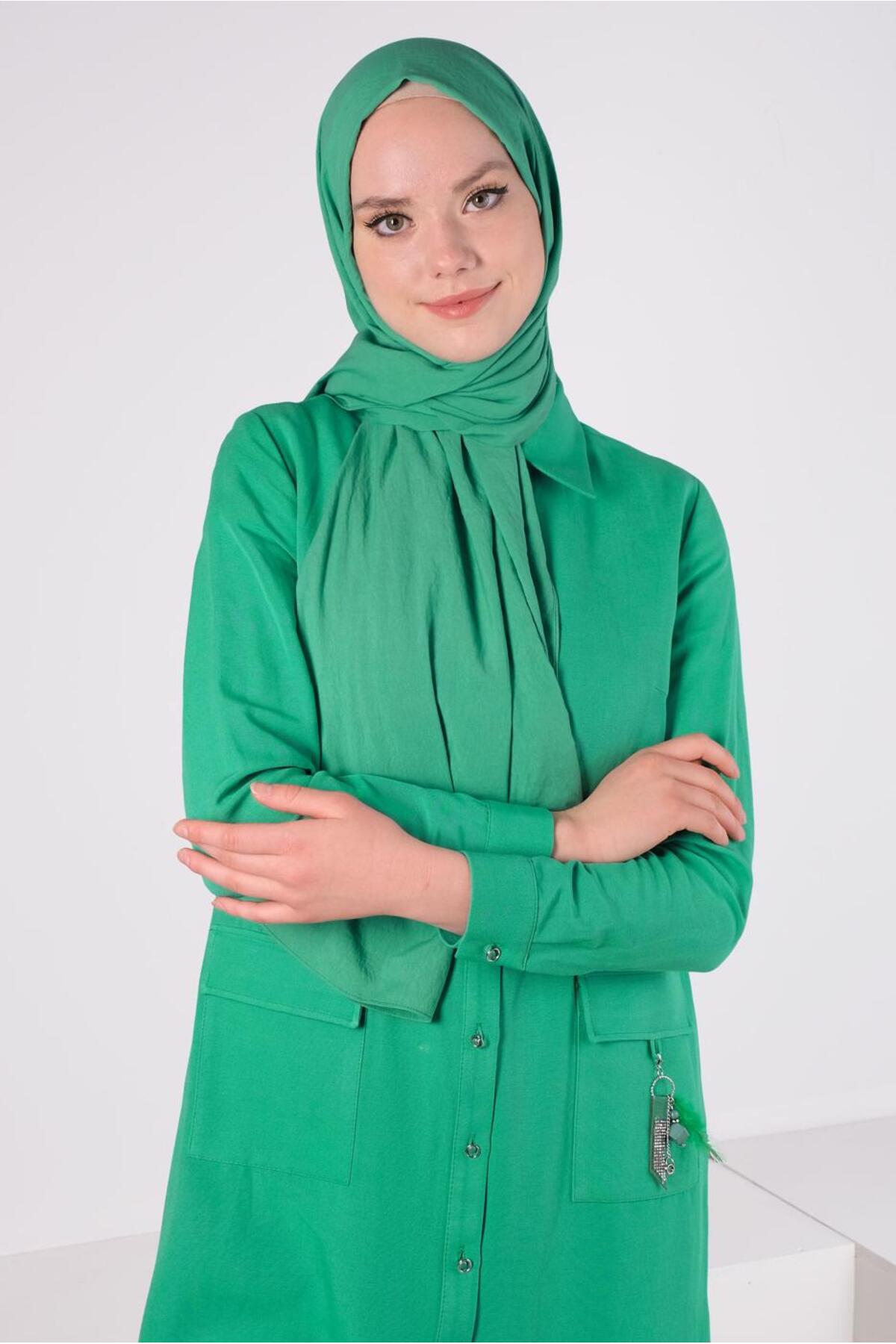تونیک زنانه راسته آستین بلند | آلوینا Alvina 23YTNK0043583