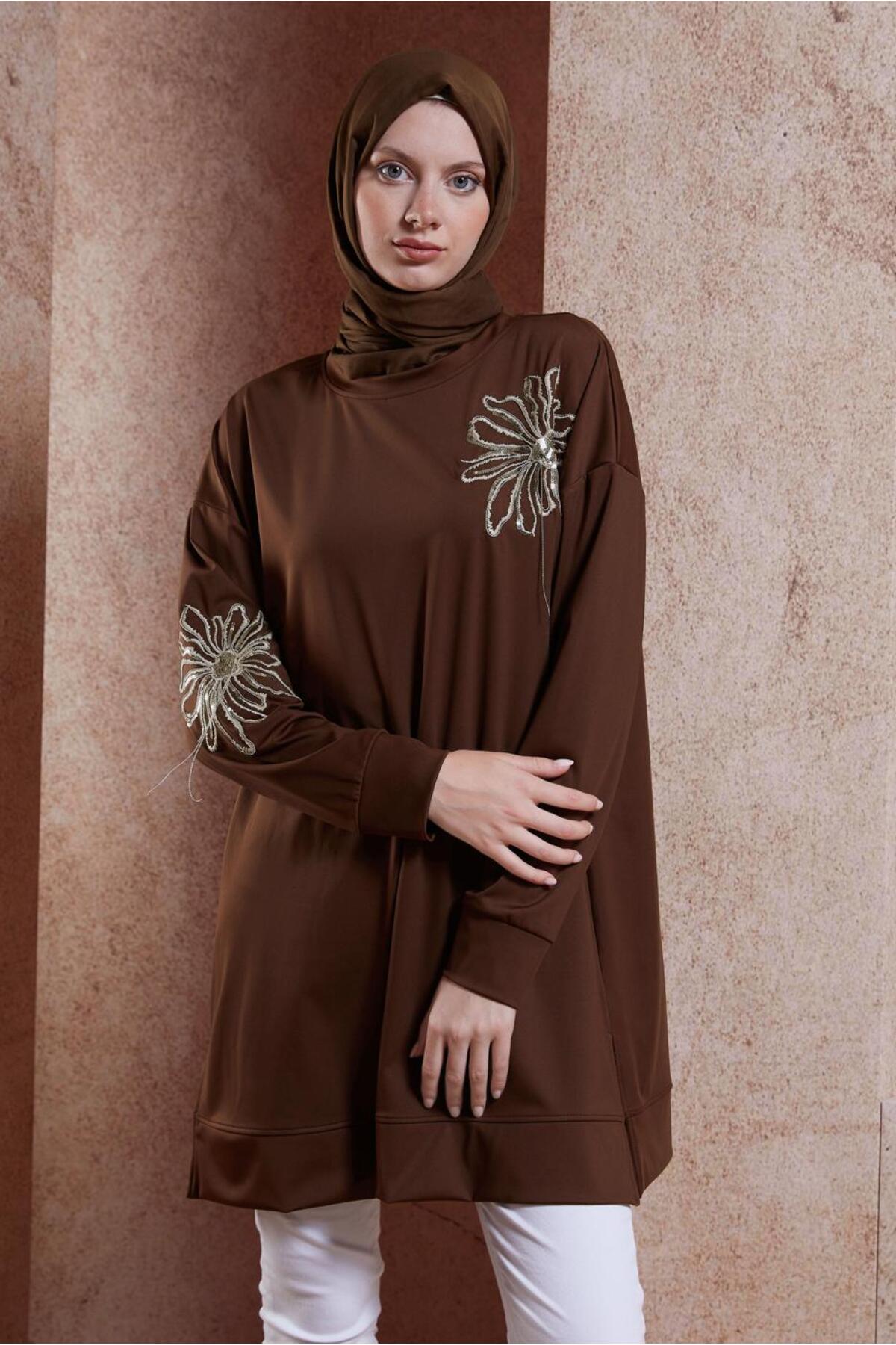تونیک زنانه اسلیمی آستین بلند | آلوینا Alvina 24YESF0044638