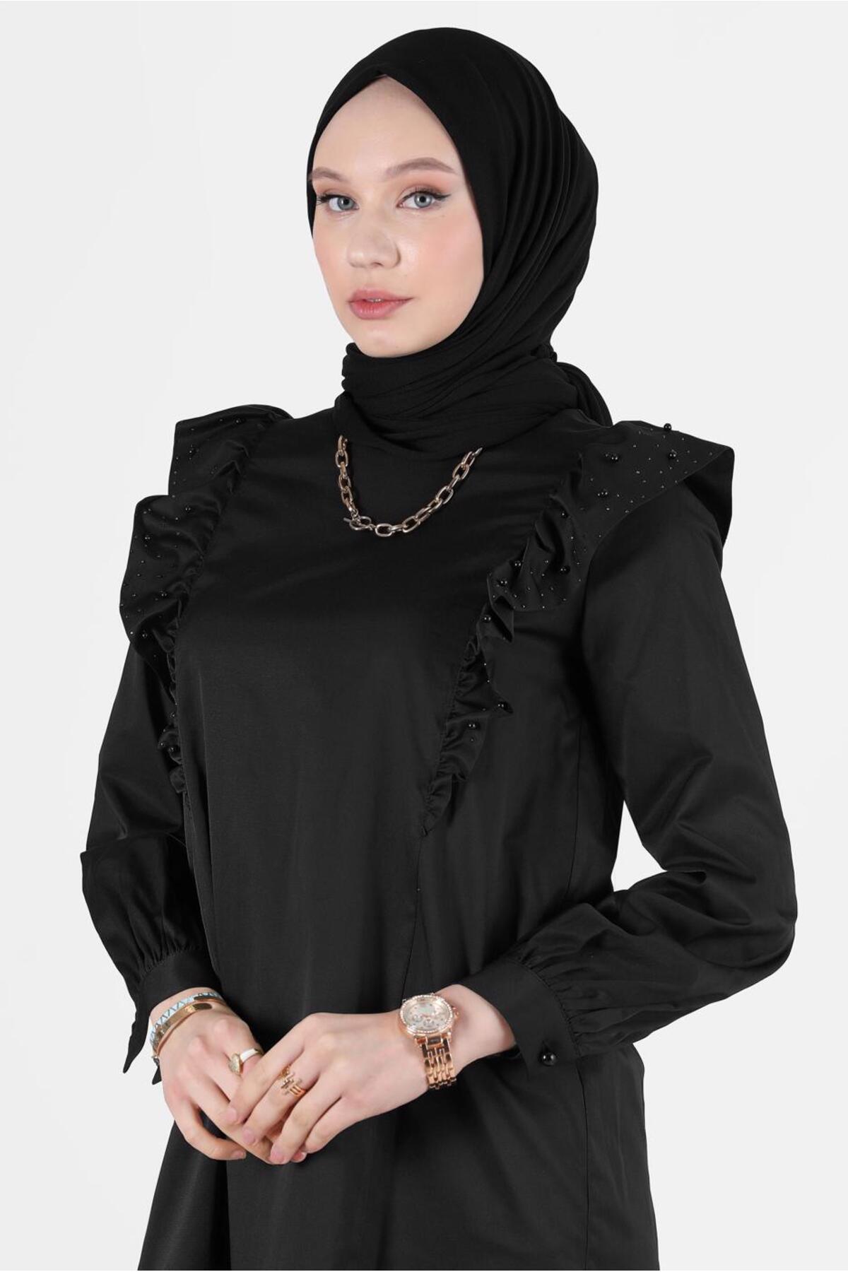 تونیک زنانه راسته آستین بلند | آلوینا Alvina 22YTNK0042603
