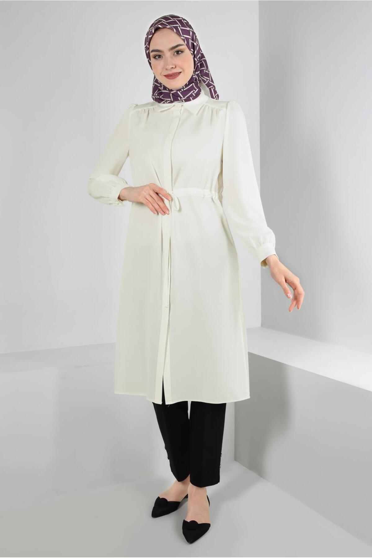 تونیک زنانه راسته آستین بلند | آلوینا Alvina 23YTNK0043794