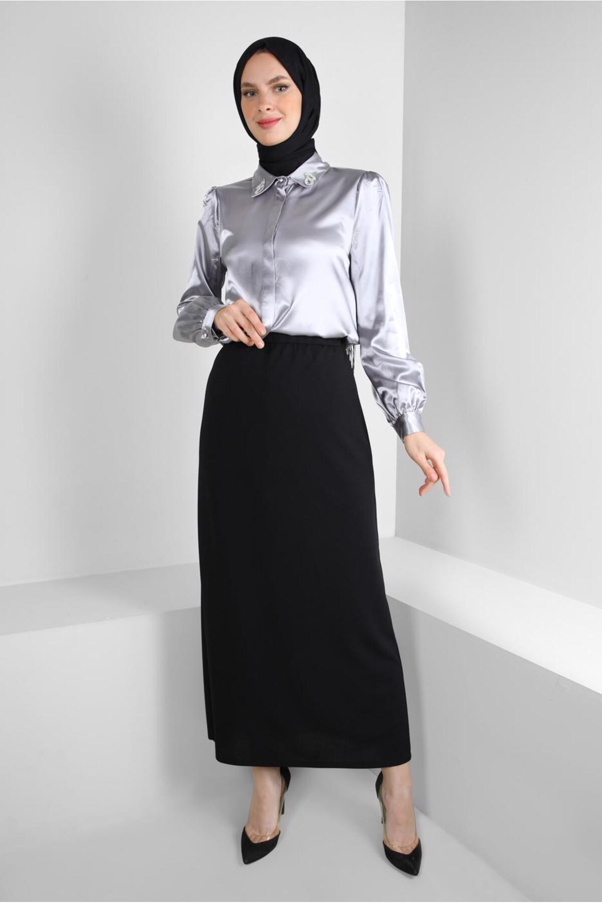 تونیک زنانه راسته آستین بلند | آلوینا Alvina 23YTNK0043739