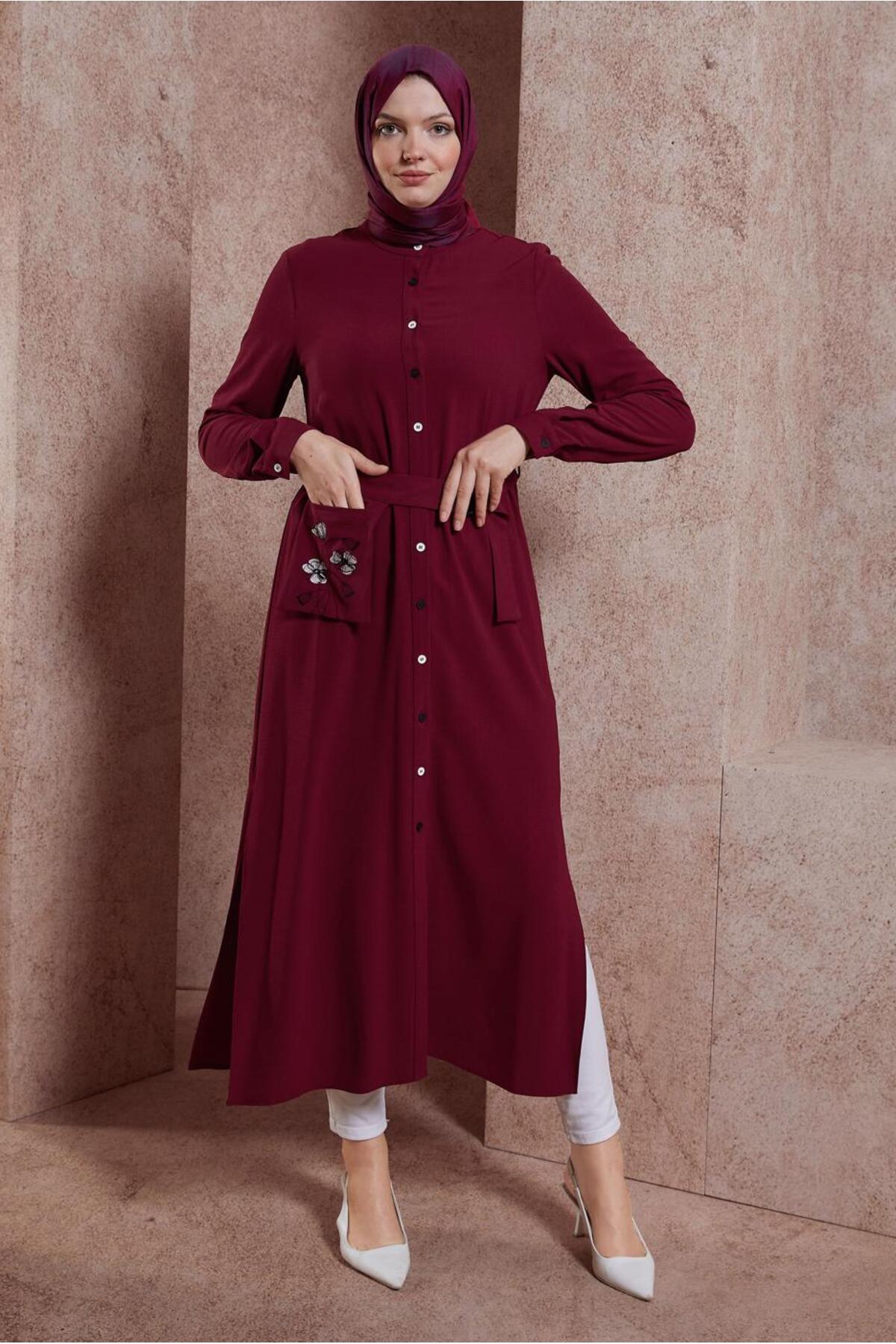 تونیک زنانه راسته آستین استاندارد | آلوینا Alvina 23YTNK0043732