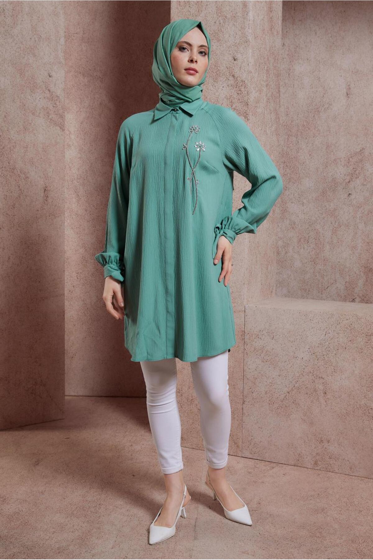 تونیک زنانه راسته رگلان | آلوینا Alvina 24YTNK0043921