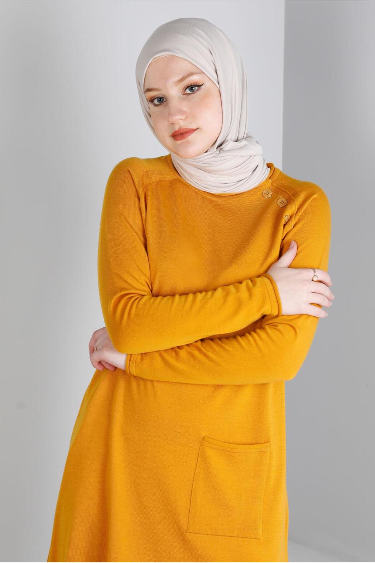 تونیک زنانه راسته آستین بلند | آلوینا Alvina 23KTNK0043111