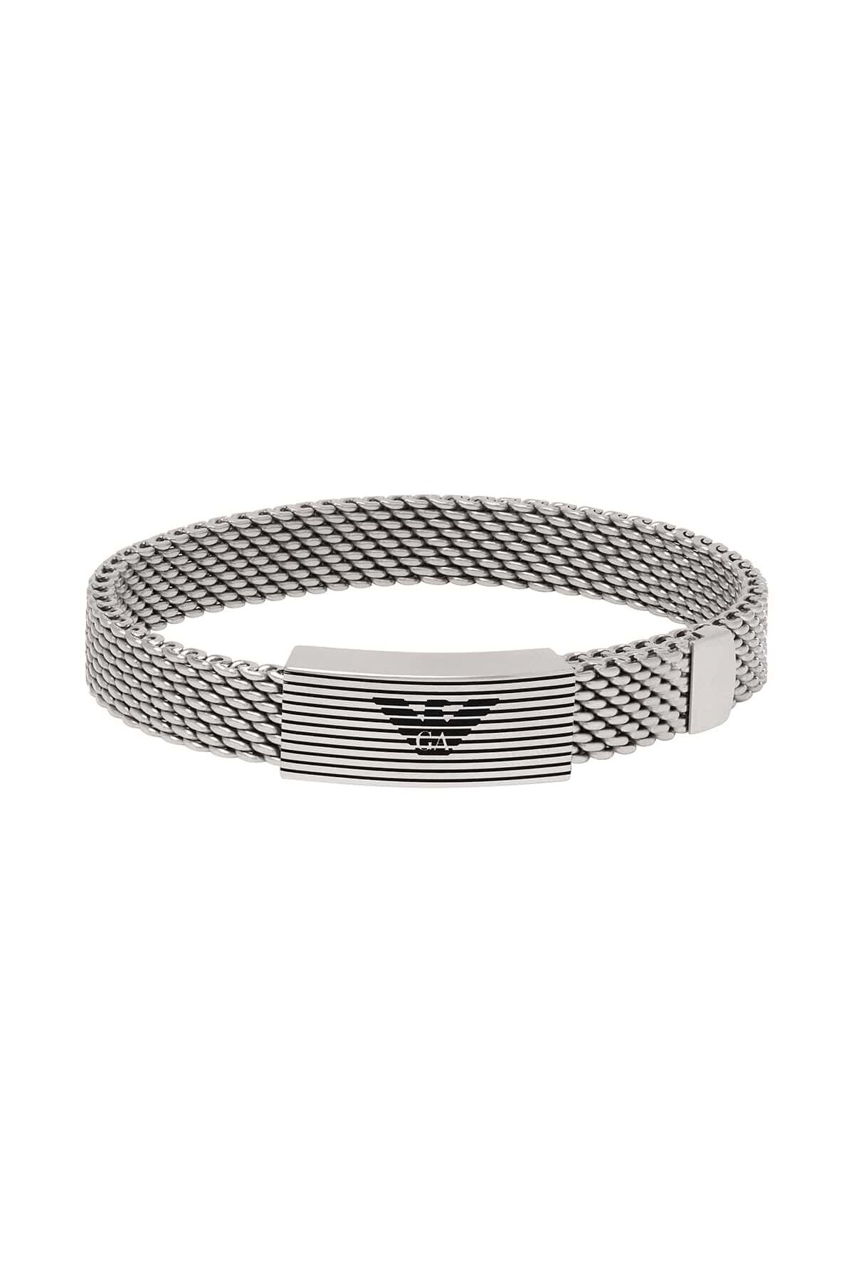 دستبند استیل مردانه | امپوریو آرمانی Emporio Armani AJEGS3150-040