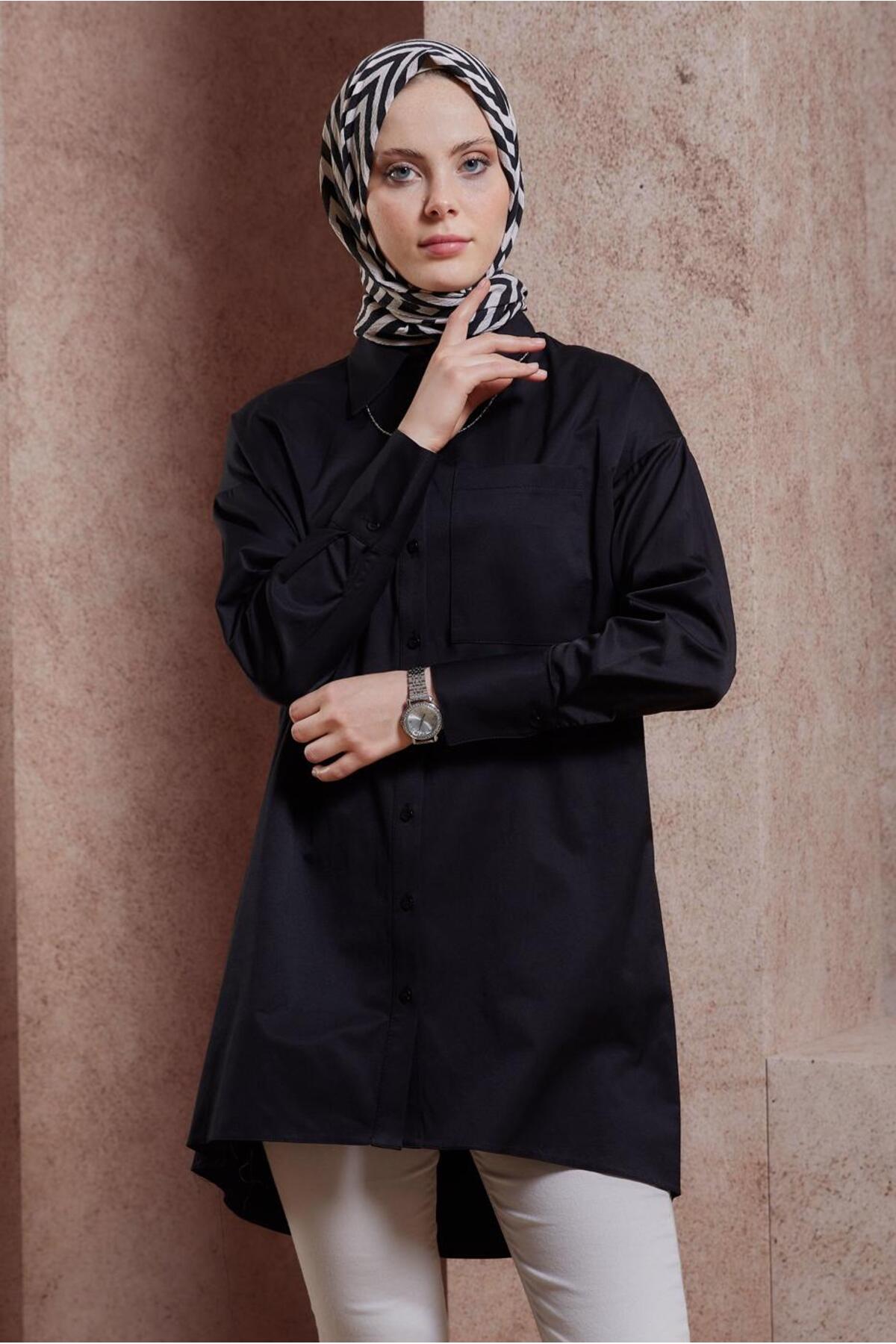 تونیک زنانه راسته آستین افتاده | آلوینا Alvina 24YTNK0044421