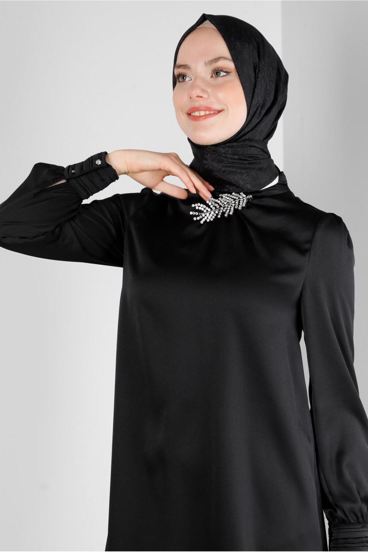 تونیک زنانه راسته آستین بلند | آلوینا Alvina 23YTNK0043523