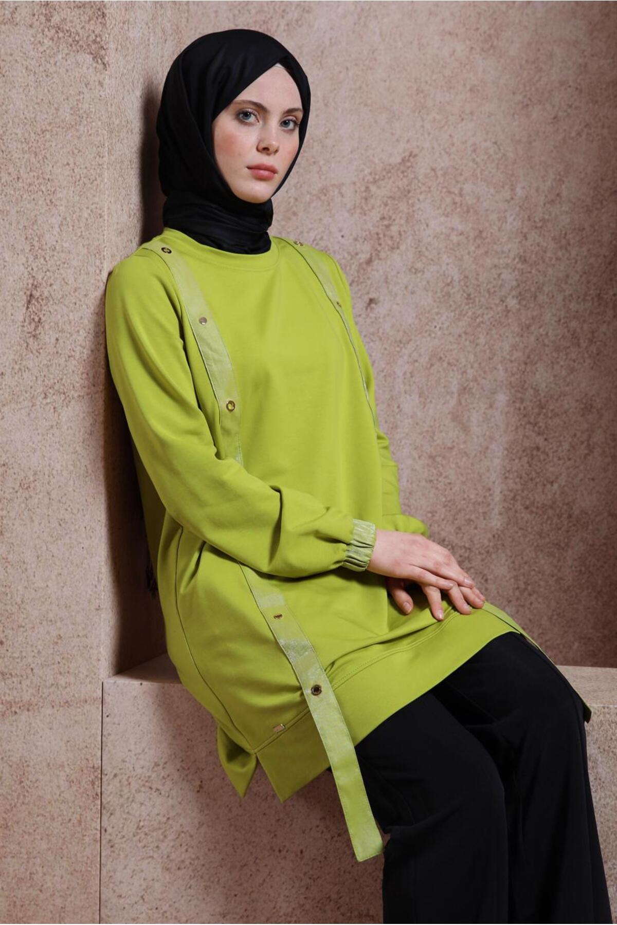 تونیک زنانه راسته آستین استاندارد | آلوینا Alvina 24YESF0044452