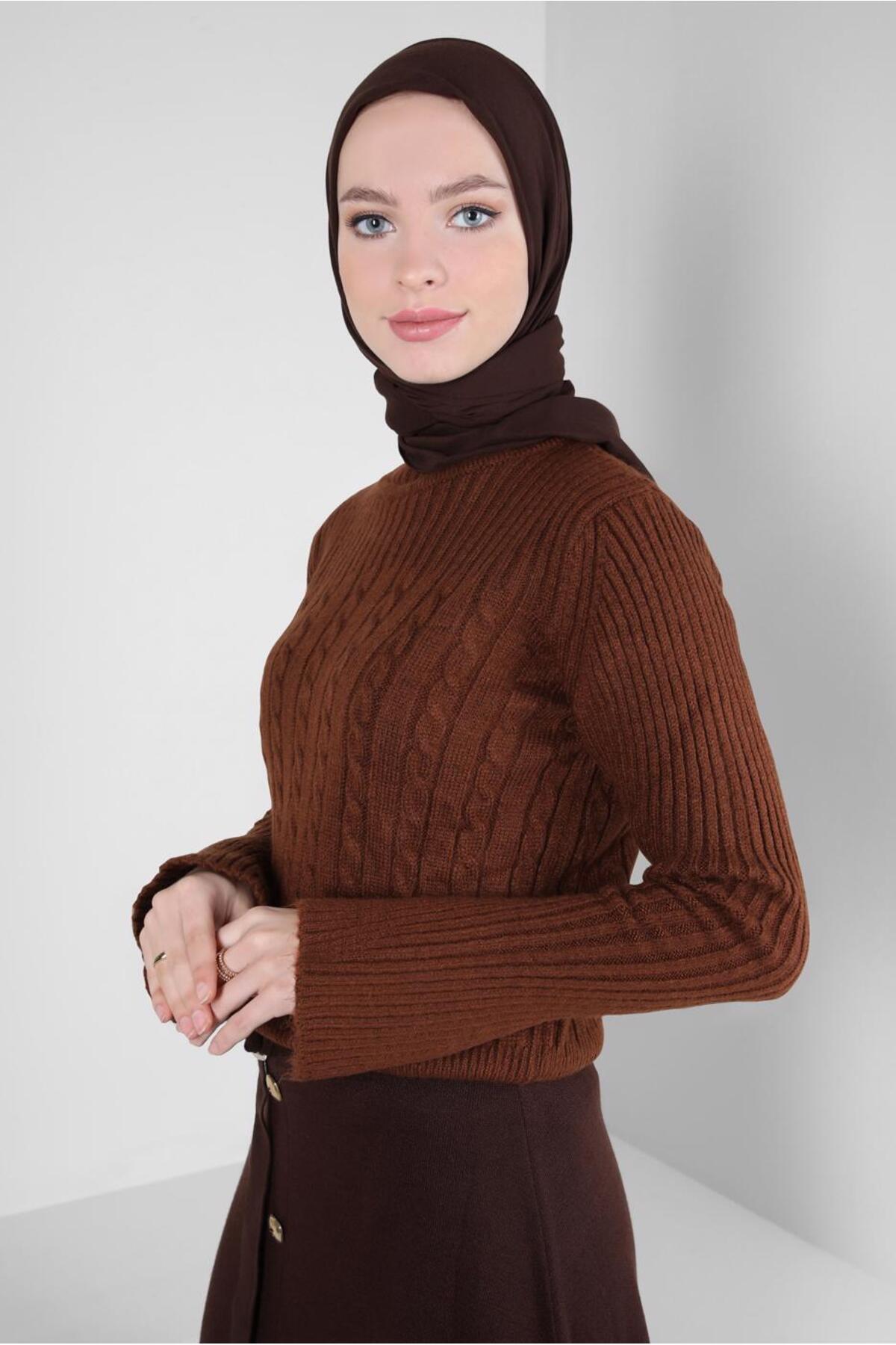 تونیک زنانه راسته آستین بلند | آلوینا Alvina 24KTNK0044069