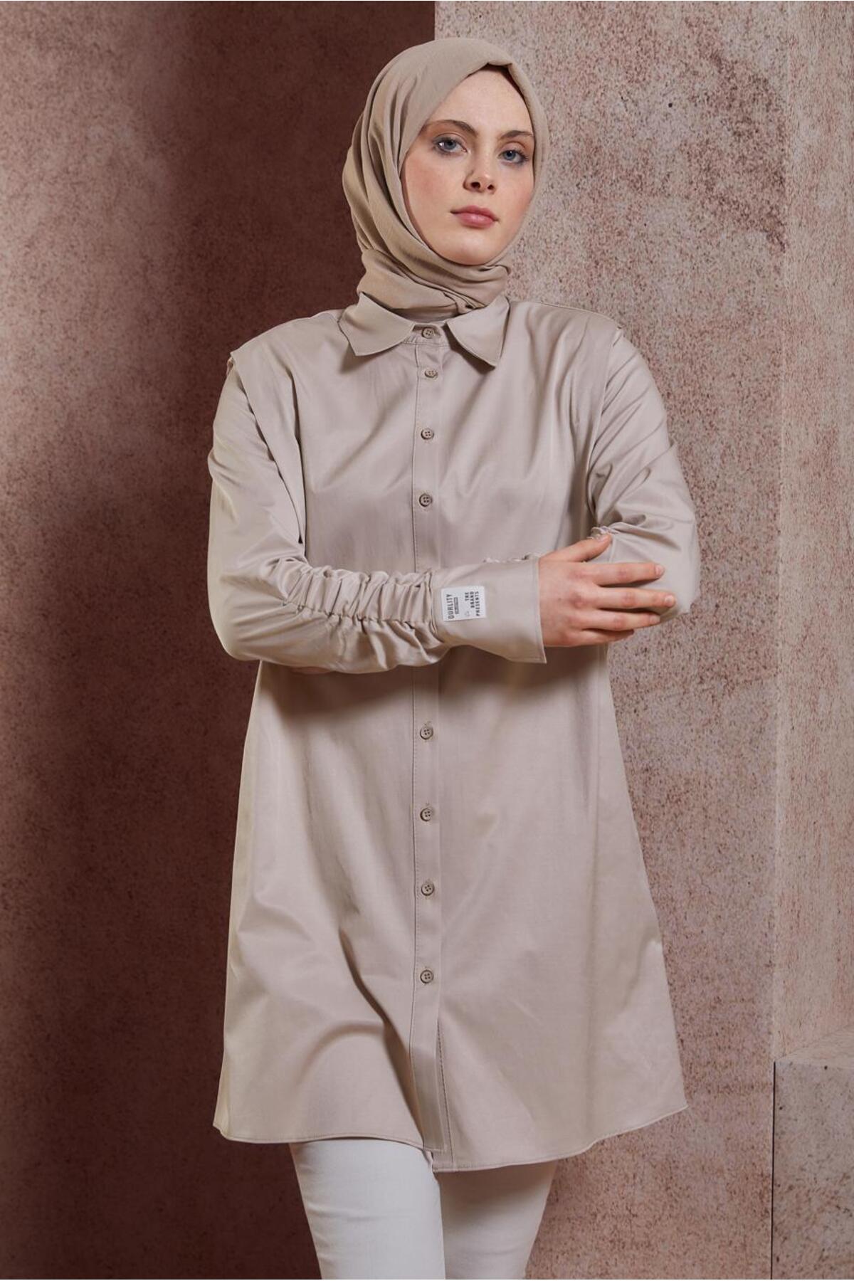 تونیک زنانه راسته آستین استاندارد | آلوینا Alvina 24YTNK0044466