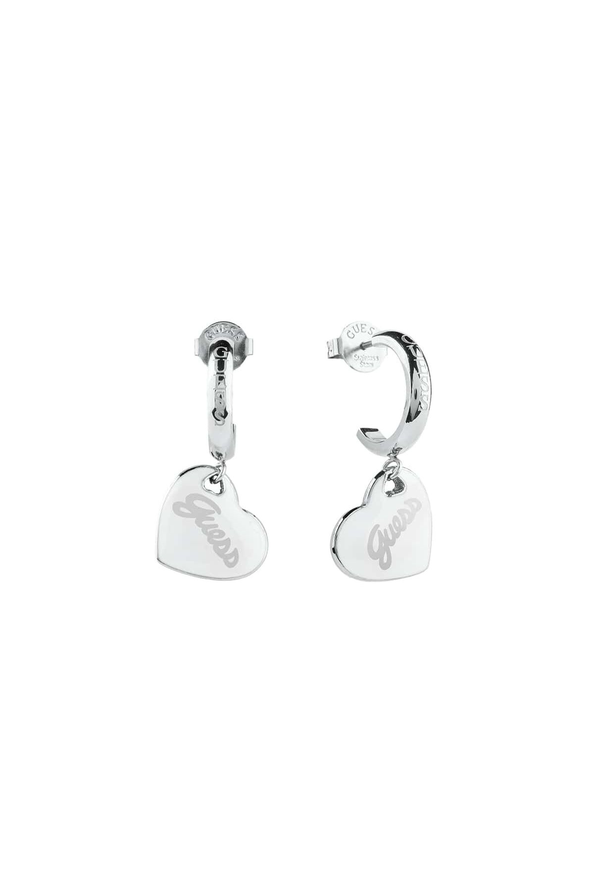 گوشواره استیل زنانه | گس Guess JGUJUBE05151JWRHWHTU
