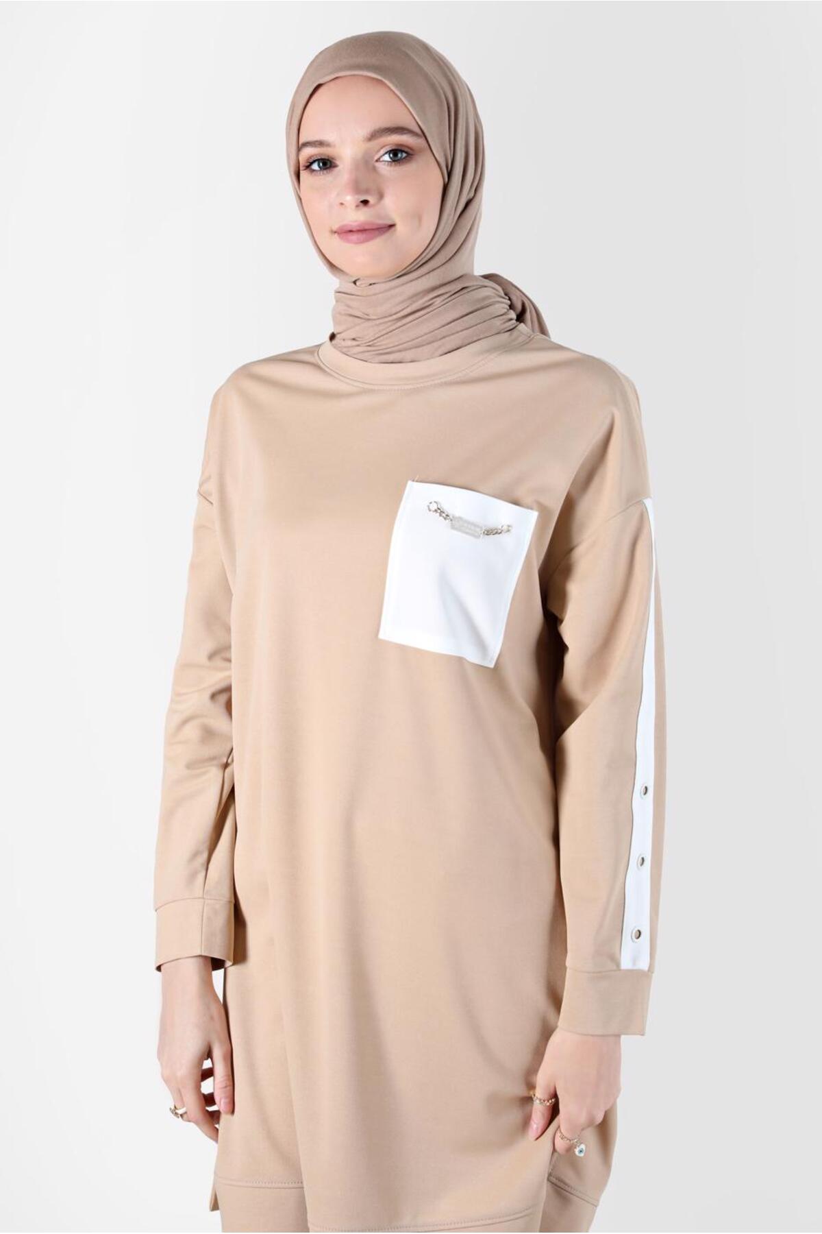 تونیک زنانه راسته آستین بلند | آلوینا Alvina 22YESF0042859