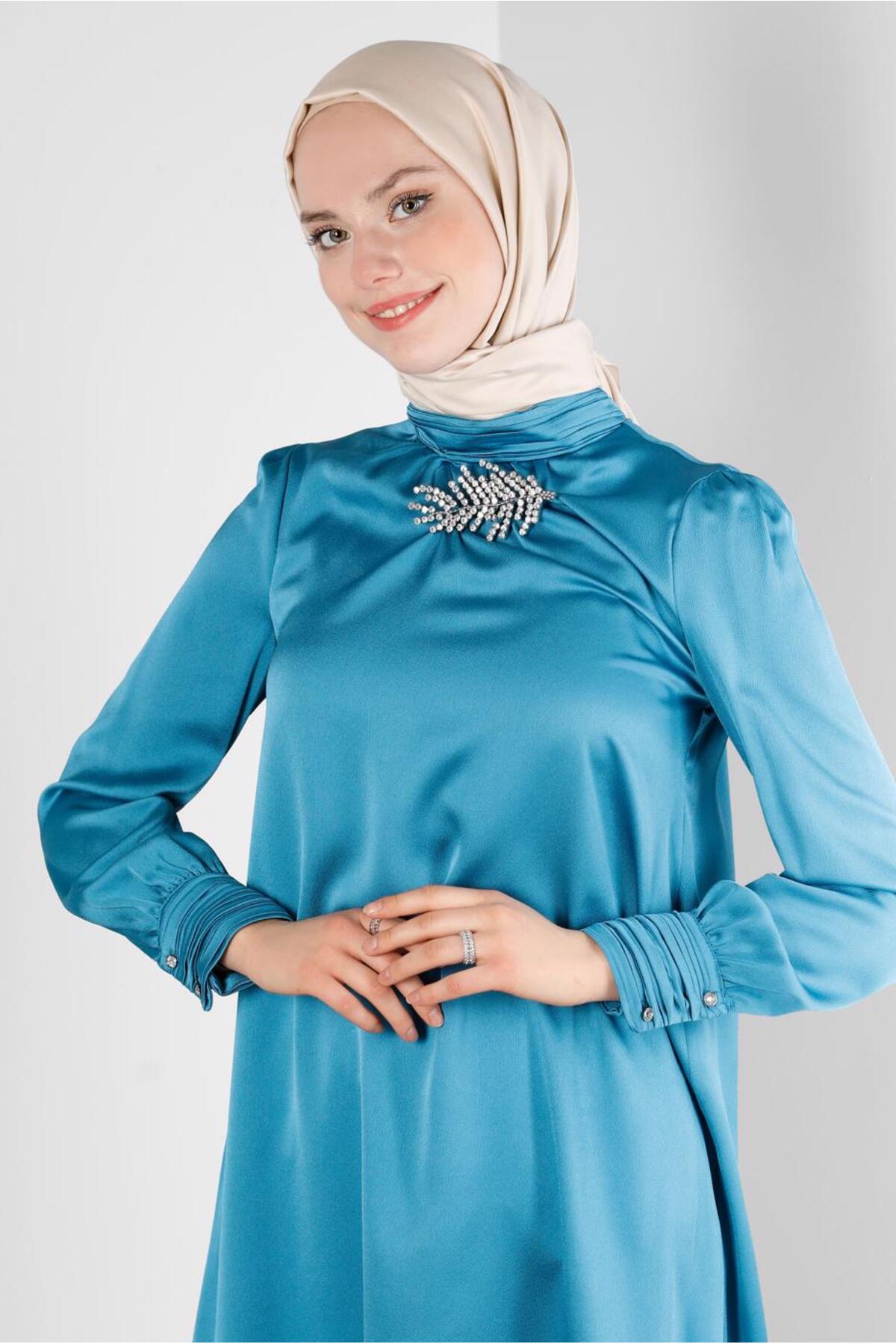تونیک زنانه راسته آستین بلند | آلوینا Alvina 23YTNK0043523
