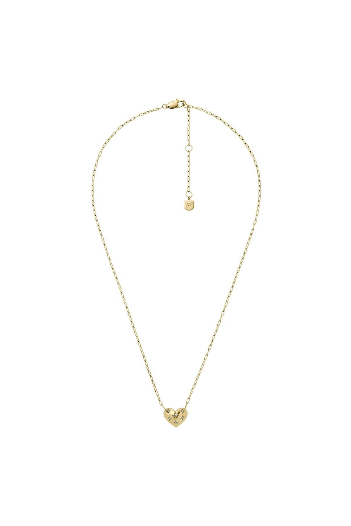 گردنبند استیل زنانه | فسیل Fossil JF04856-710