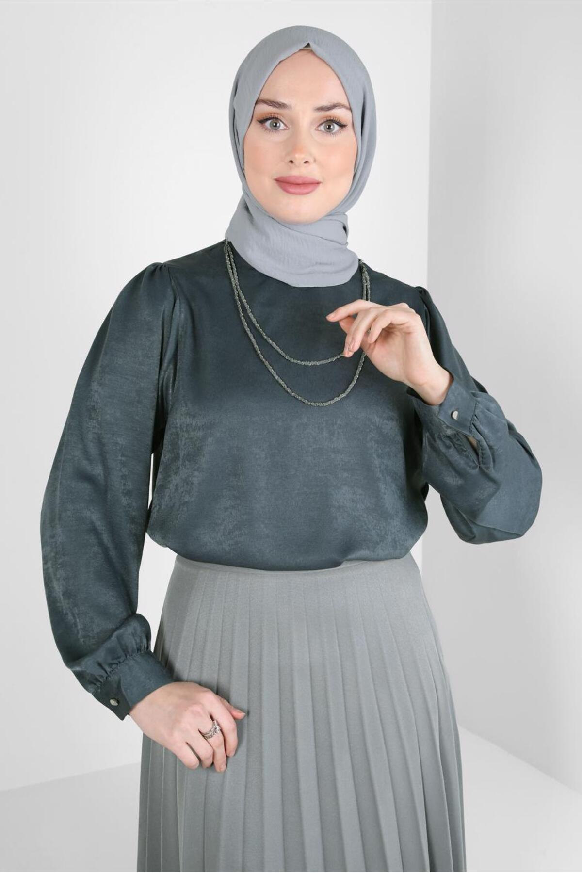 تونیک زنانه راسته آستین بلند | آلوینا Alvina 24KTNK0044309