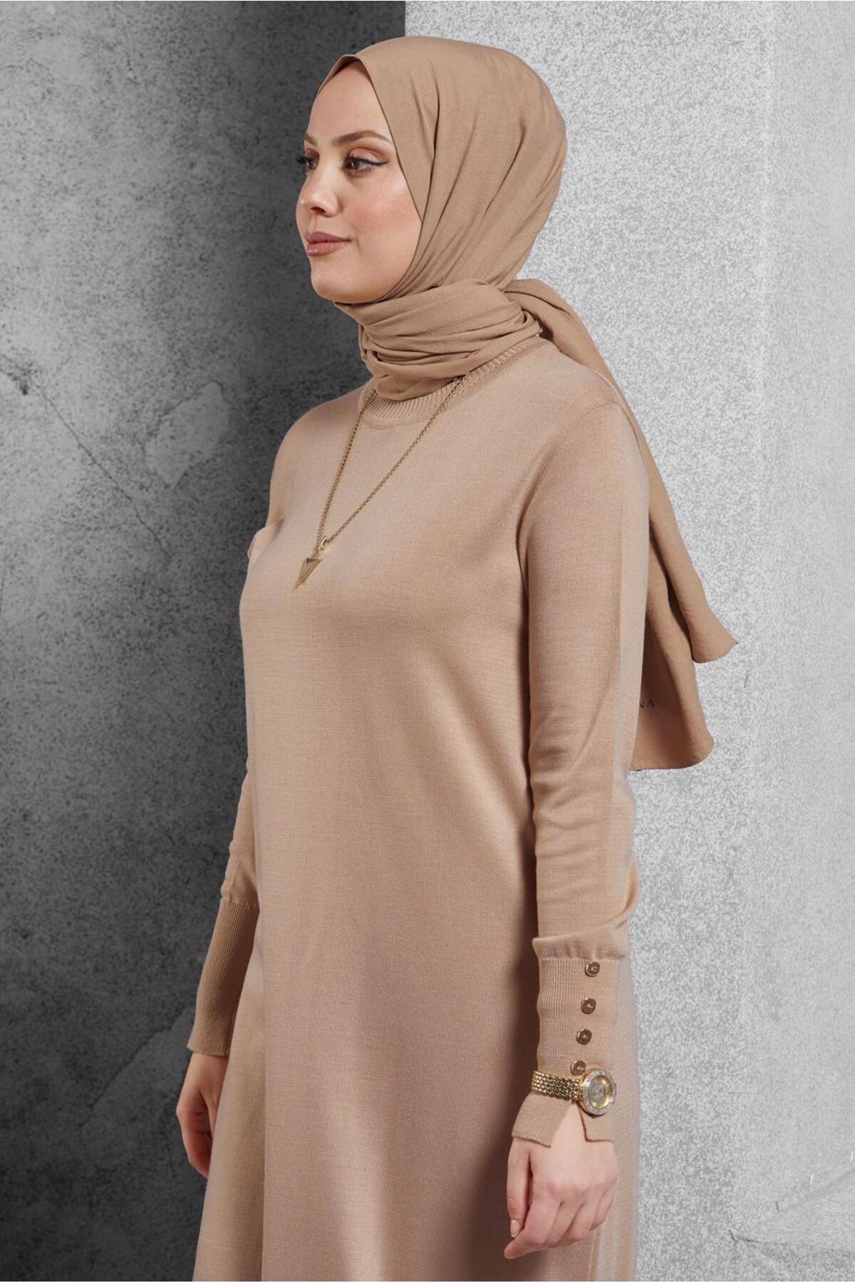 تونیک زنانه راسته آستین بلند | آلوینا Alvina 25KTNK0044931