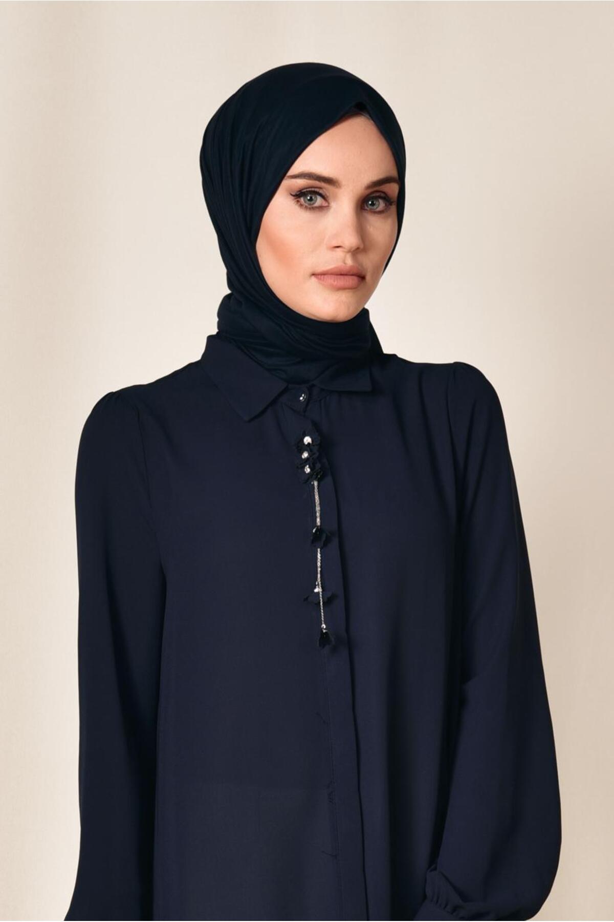 تونیک زنانه راسته آستین بلند | آلوینا Alvina 19YTNK004878
