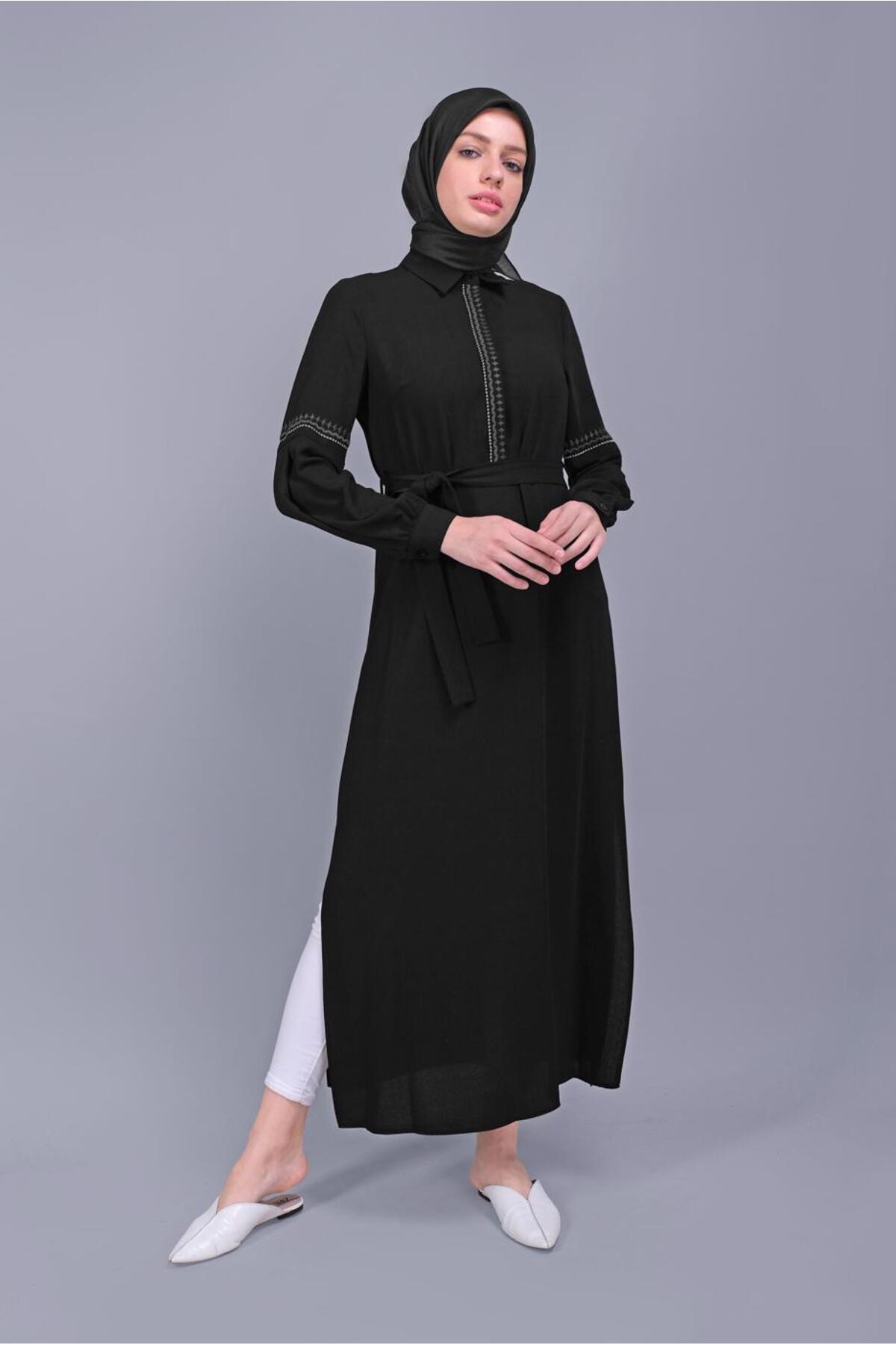 تونیک زنانه راسته آستین بلند | آلوینا Alvina 20YTNK0040739