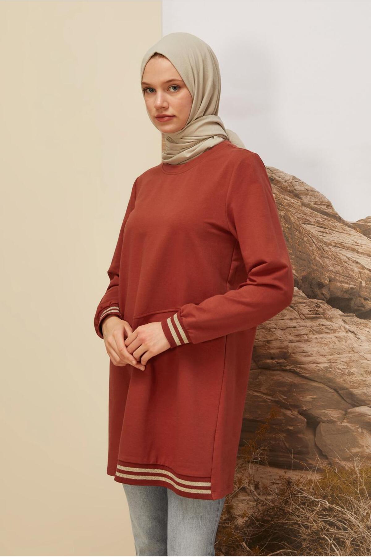 تونیک زنانه راسته آستین استاندارد | آلوینا Alvina 26KESF0045979