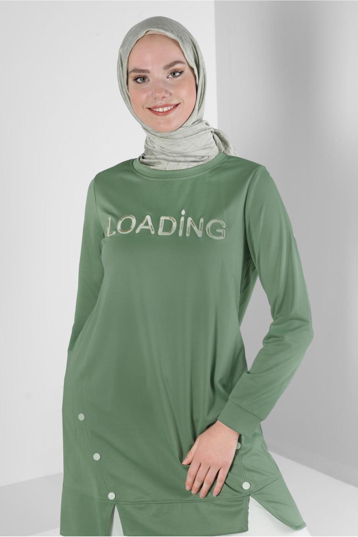 تونیک زنانه طرح دار آستین بلند | آلوینا Alvina 23YESF0043348