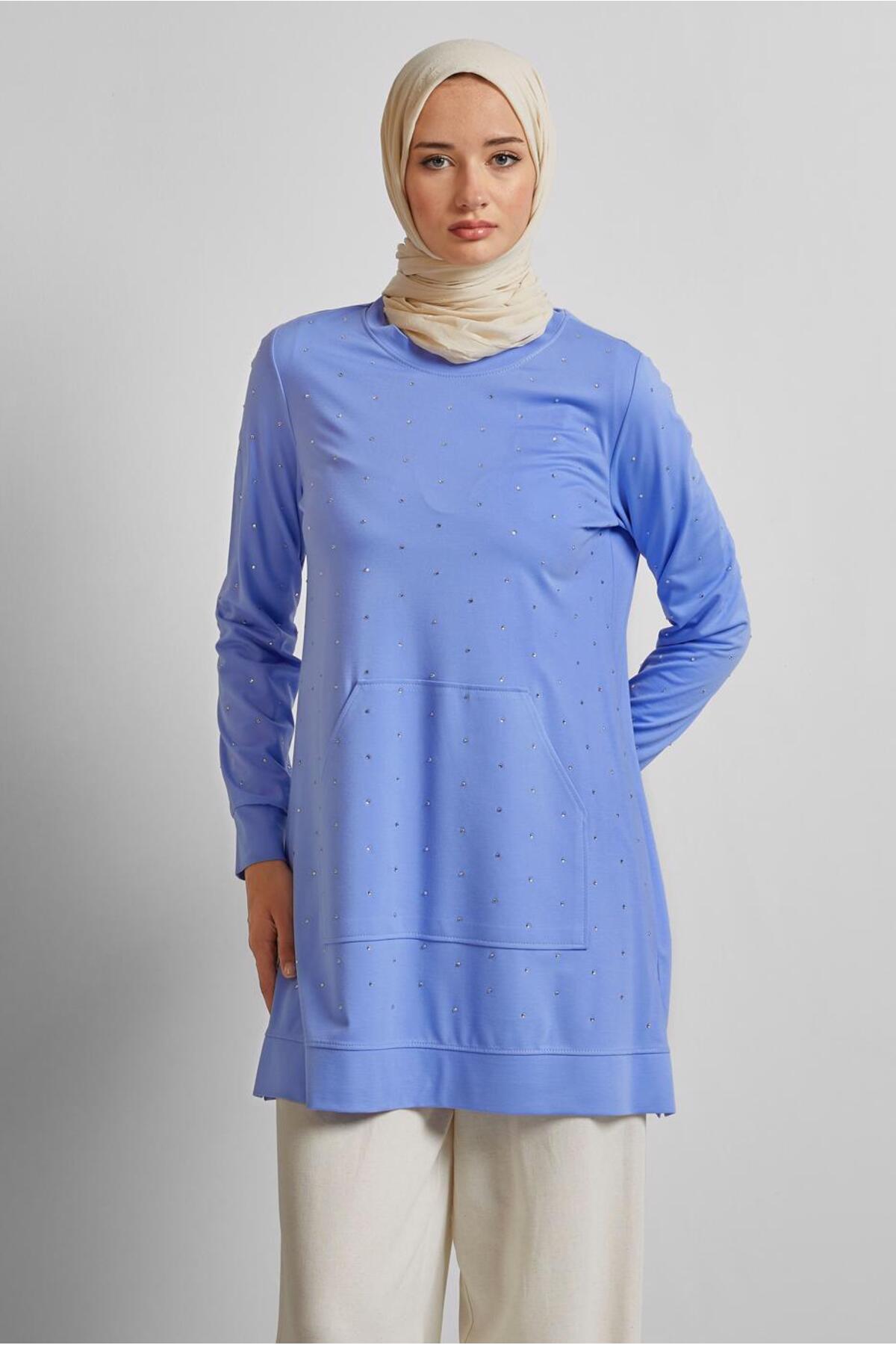 تونیک زنانه اسلیمی آستین استاندارد | آلوینا Alvina 25YESF0045390