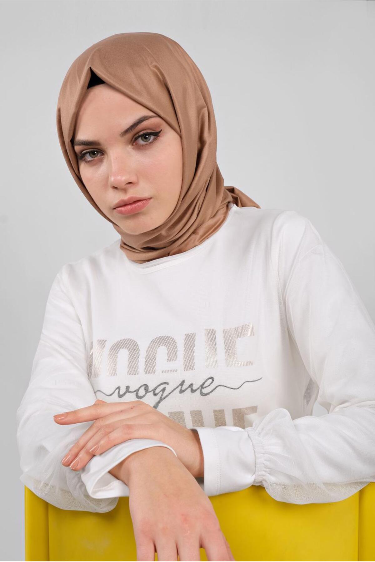 تونیک زنانه طرح دار آستین بلند | آلوینا Alvina 21KTNK0041239