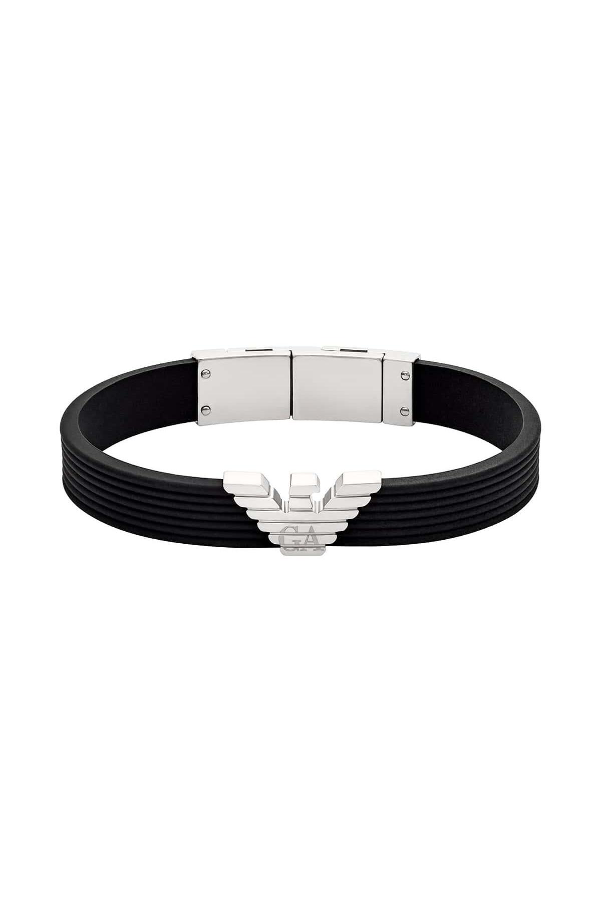 دستبند استیل مردانه | امپوریو آرمانی Emporio Armani AJEGS3168-040