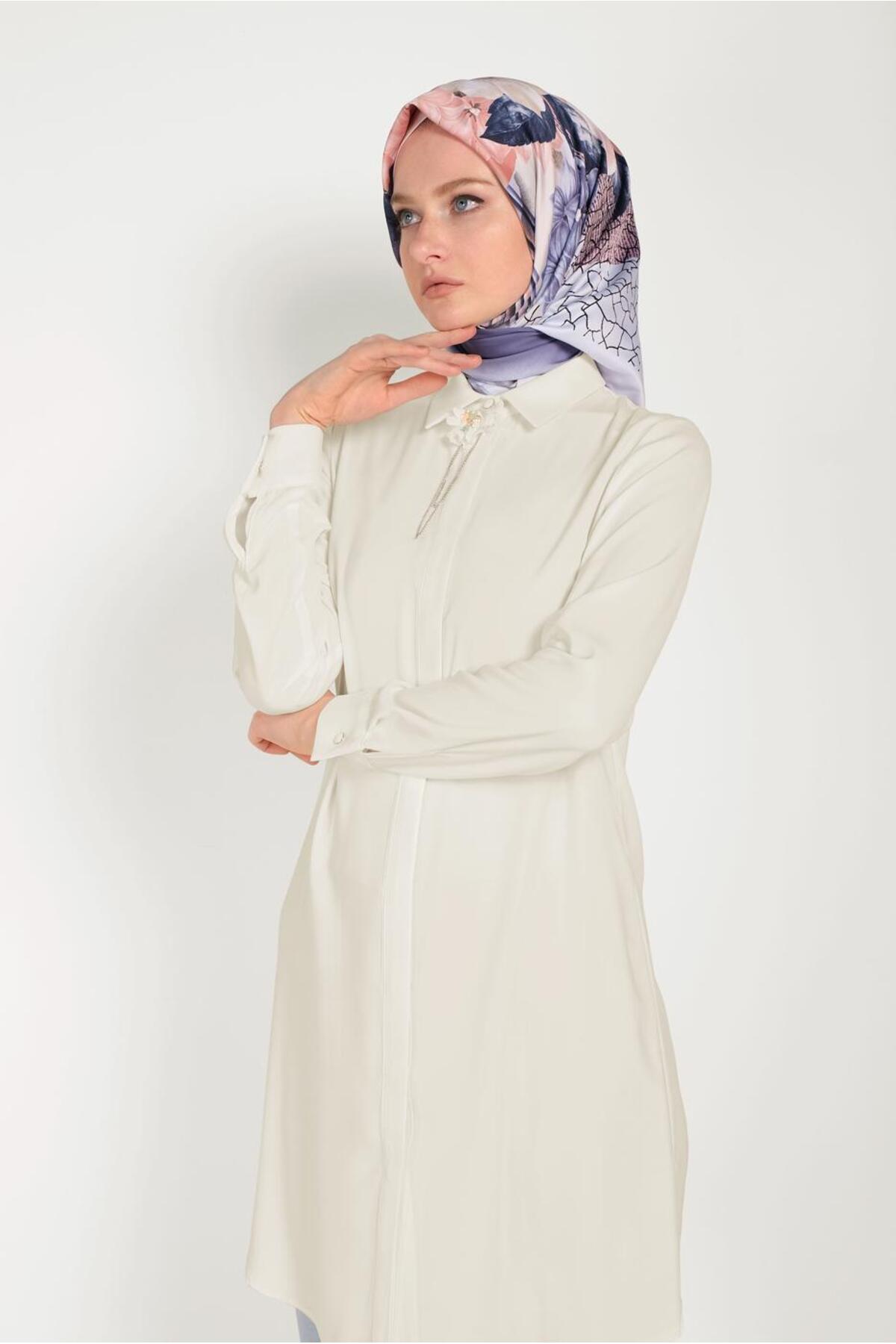 تونیک زنانه راسته آستین بلند | آلوینا Alvina 20YTNK0040442