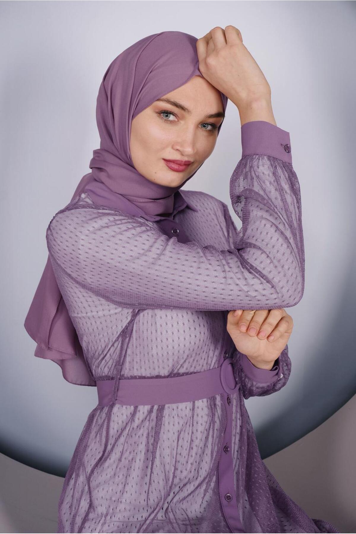 تونیک زنانه راسته آستین بلند | آلوینا Alvina 21YTNK0041400