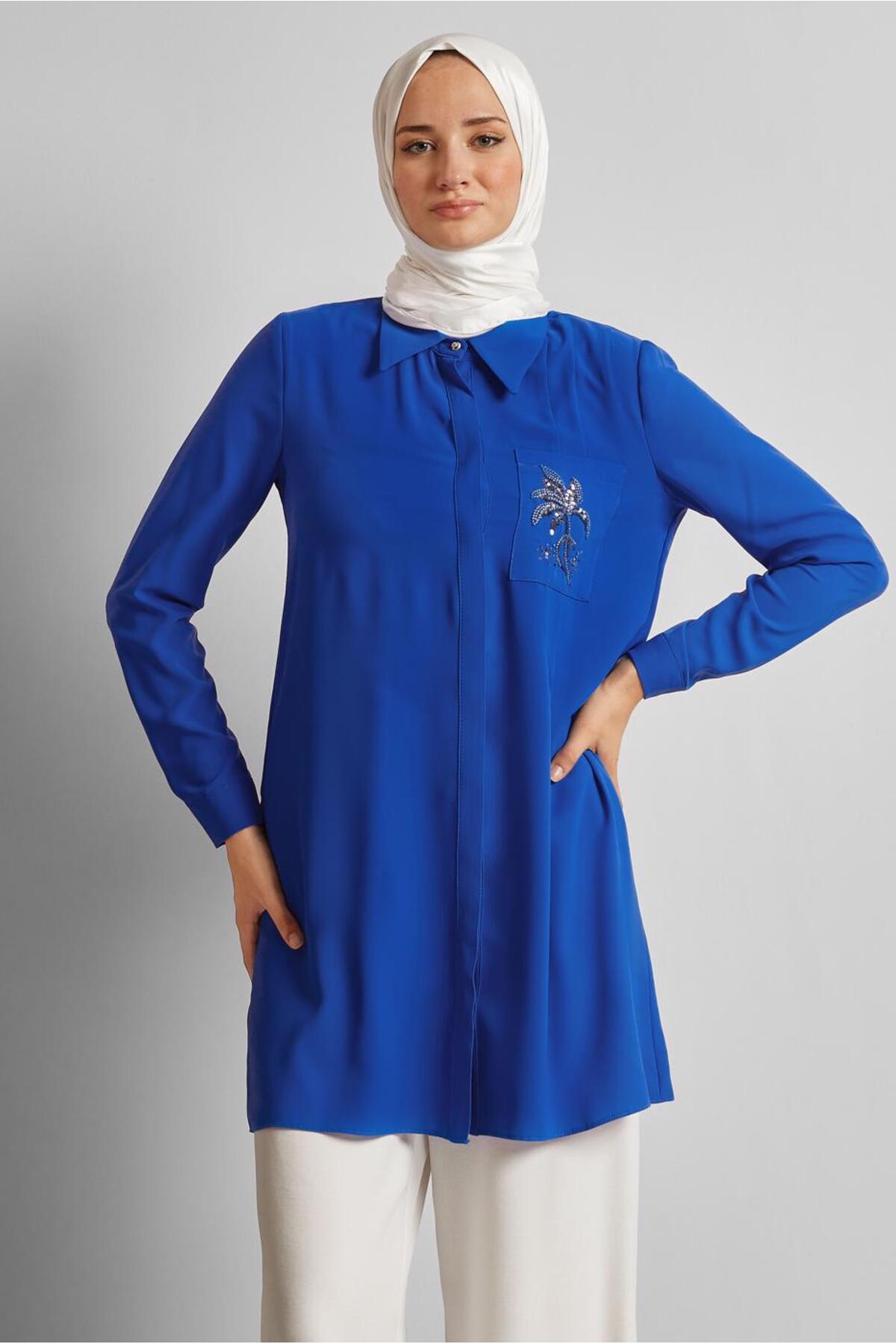 تونیک زنانه اسلیمی آستین بلند | آلوینا Alvina 25YTNK0044794