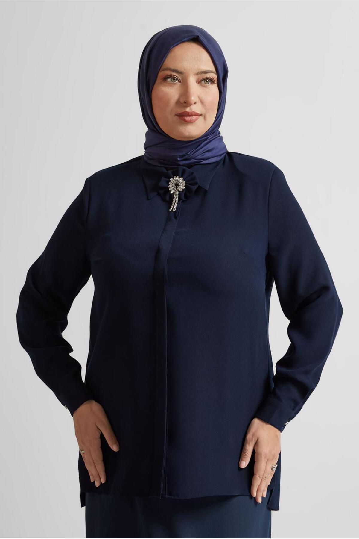 تونیک زنانه راسته آستین استاندارد | آلوینا Alvina 25YTNK0020752