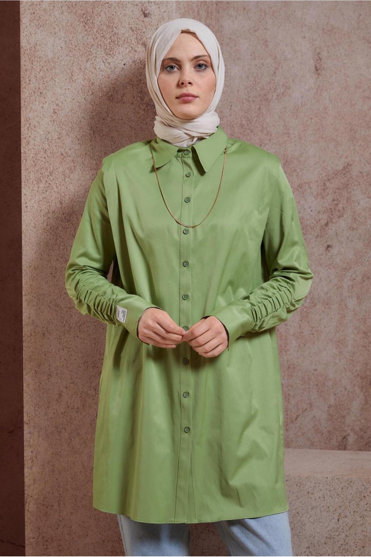 تونیک زنانه راسته آستین استاندارد | آلوینا Alvina 24YTNK0044466