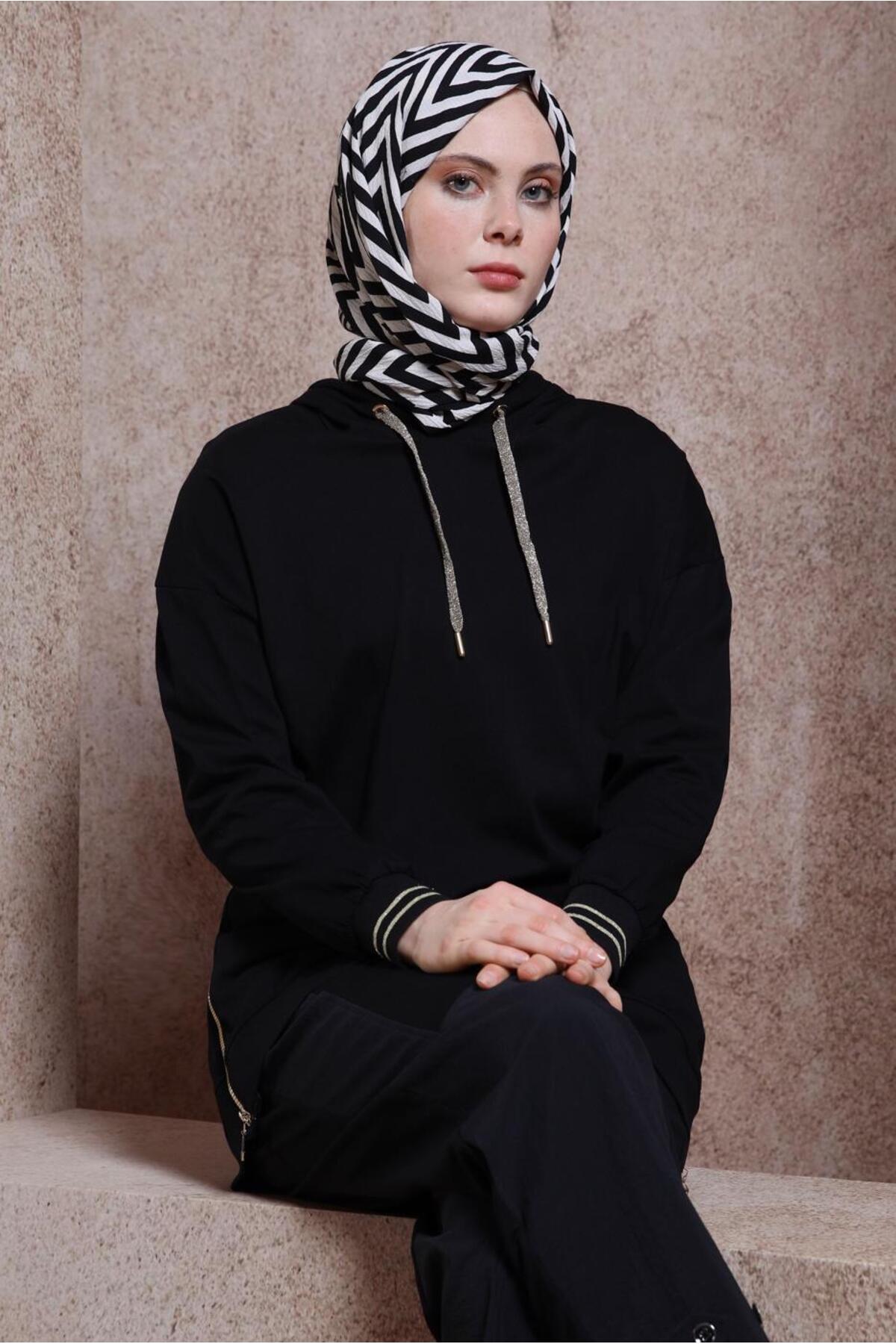 تونیک زنانه راسته آستین افتاده | آلوینا Alvina 24YTNK0044449