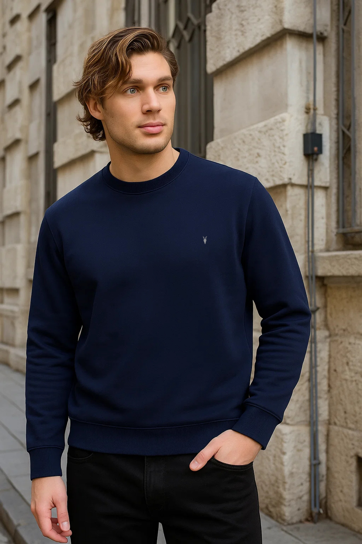 سویشرت مردانه راسته آستین بلند | ماکسیمیلیان MAXIMILLIAN 1210-SWEAT