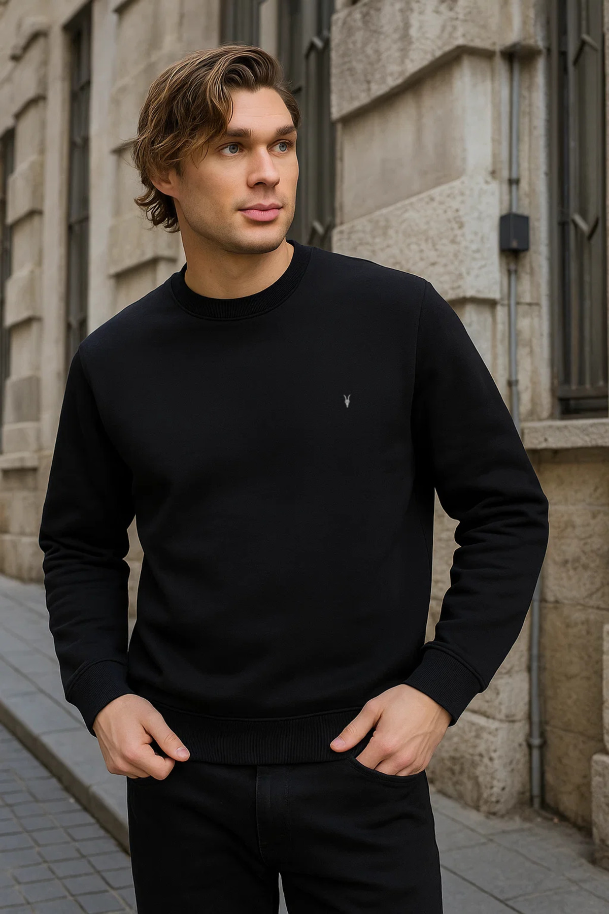 سویشرت مردانه راسته آستین بلند | ماکسیمیلیان MAXIMILLIAN 1210-SWEAT