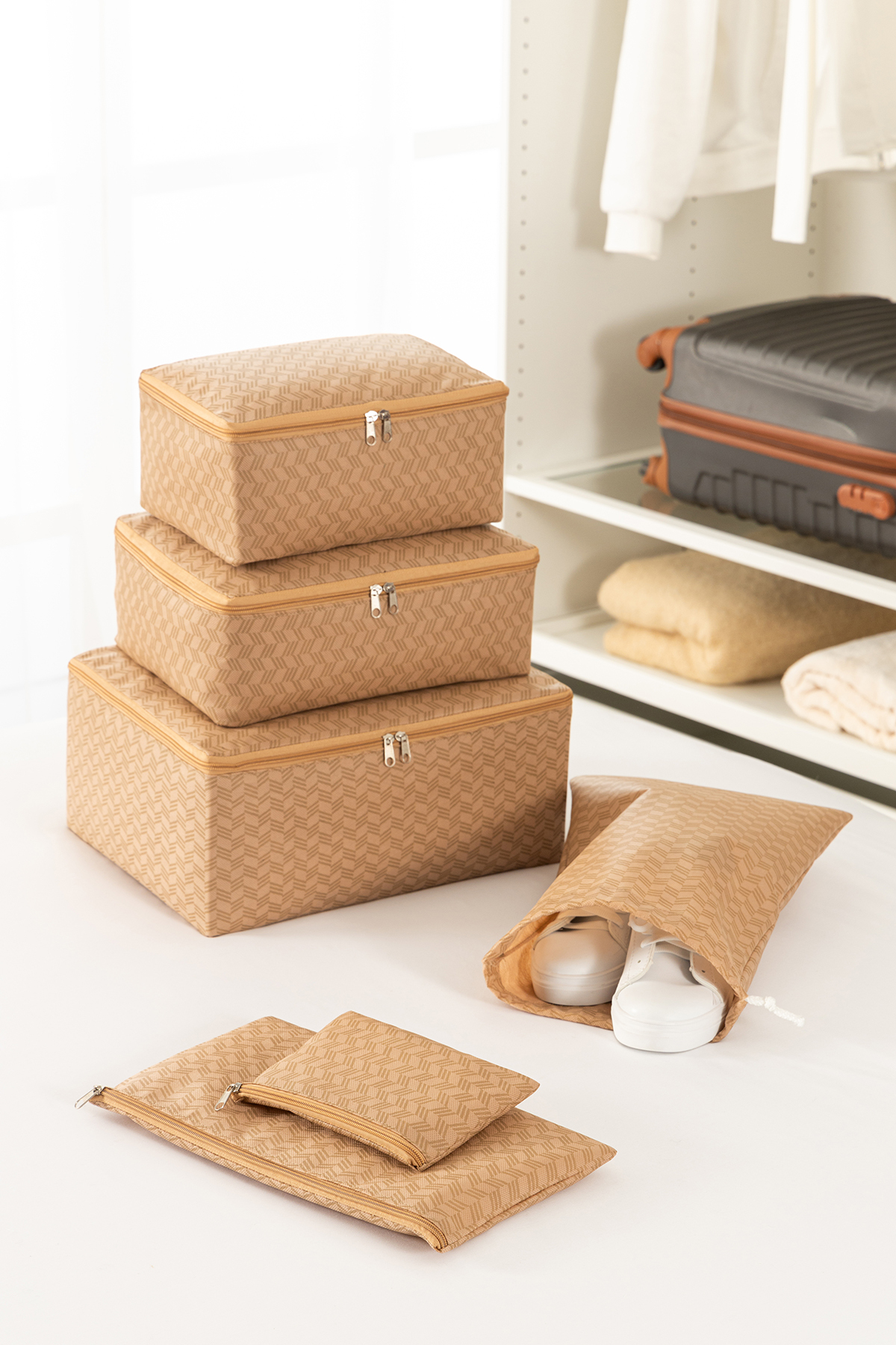 ارگانایزر چمدان زنانه | REKHOME 6BVUL