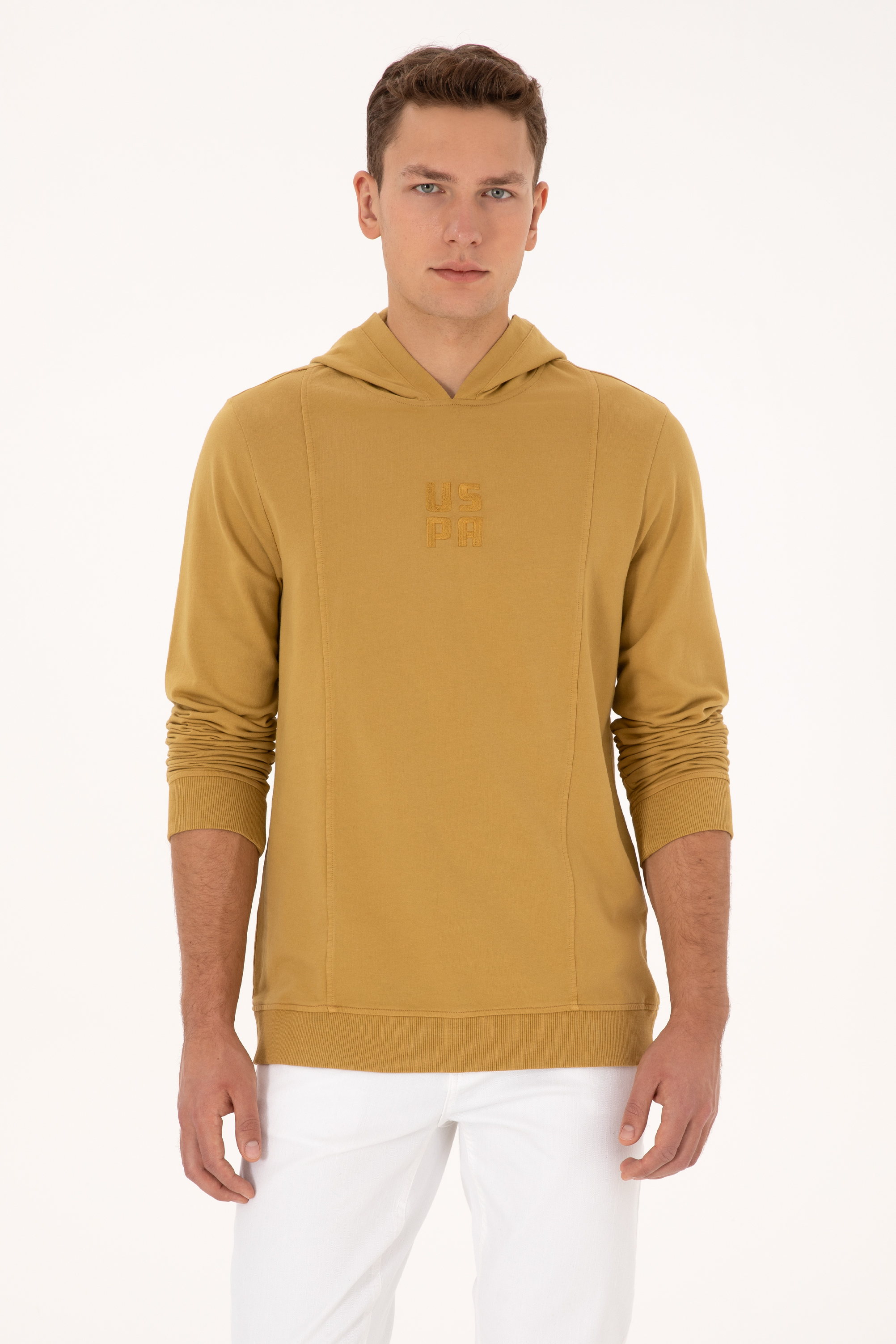 سویشرت هودی آبی نفتی رگولار مردانه یو اس پولو | US POLO ASSN