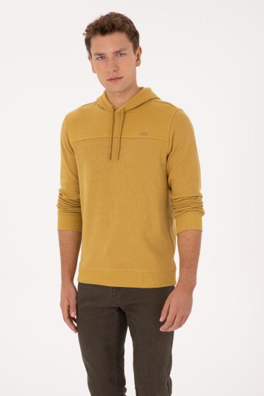 سویشرت هودی آبی نفتی  رگولار  مردانه یو اس پولو | US POLO ASSN
