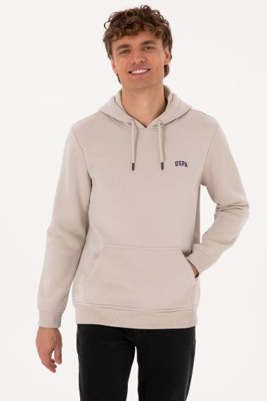 سویشرت هودی خاکستری  رگولار  مردانه یو اس پولو | US POLO ASSN
