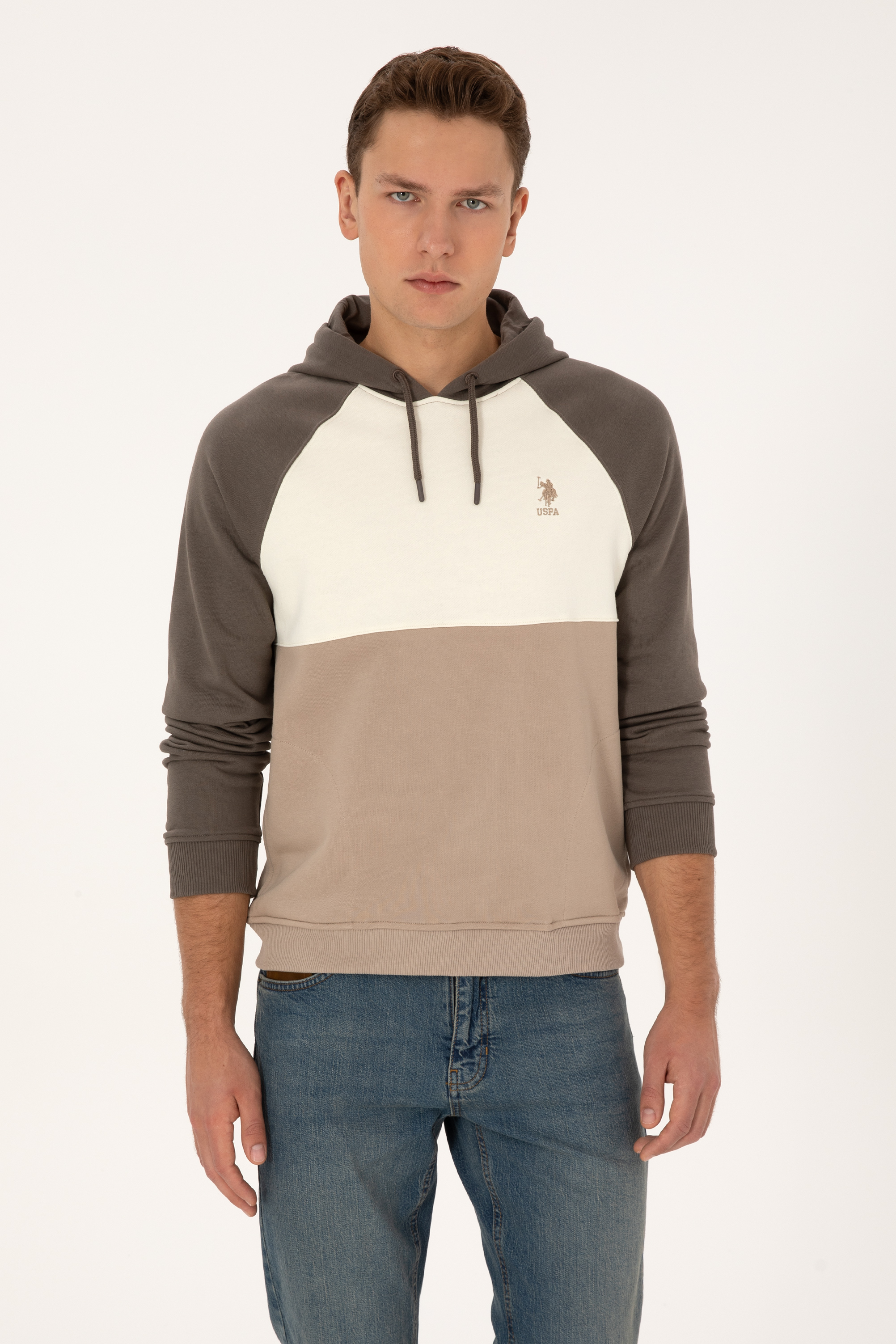 سویشرت هودی ویزون رگولار مردانه یو اس پولو | US POLO ASSN